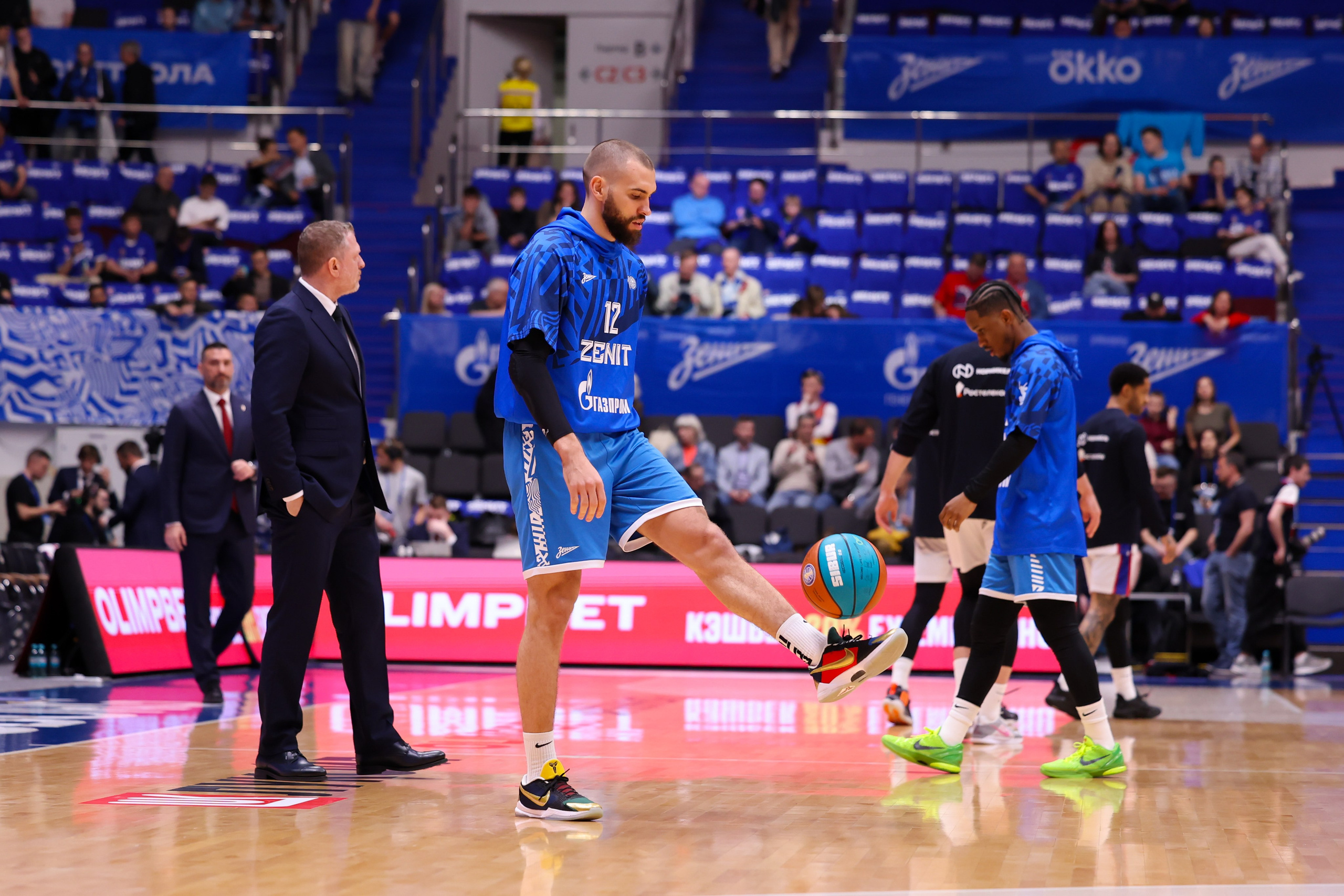 БК «Зенит» — БК «ЦСКА» финал ЕЛ ВТБ 1 игра 27.05.2025. Спортивный и репортажный фотограф Антон Тереханов