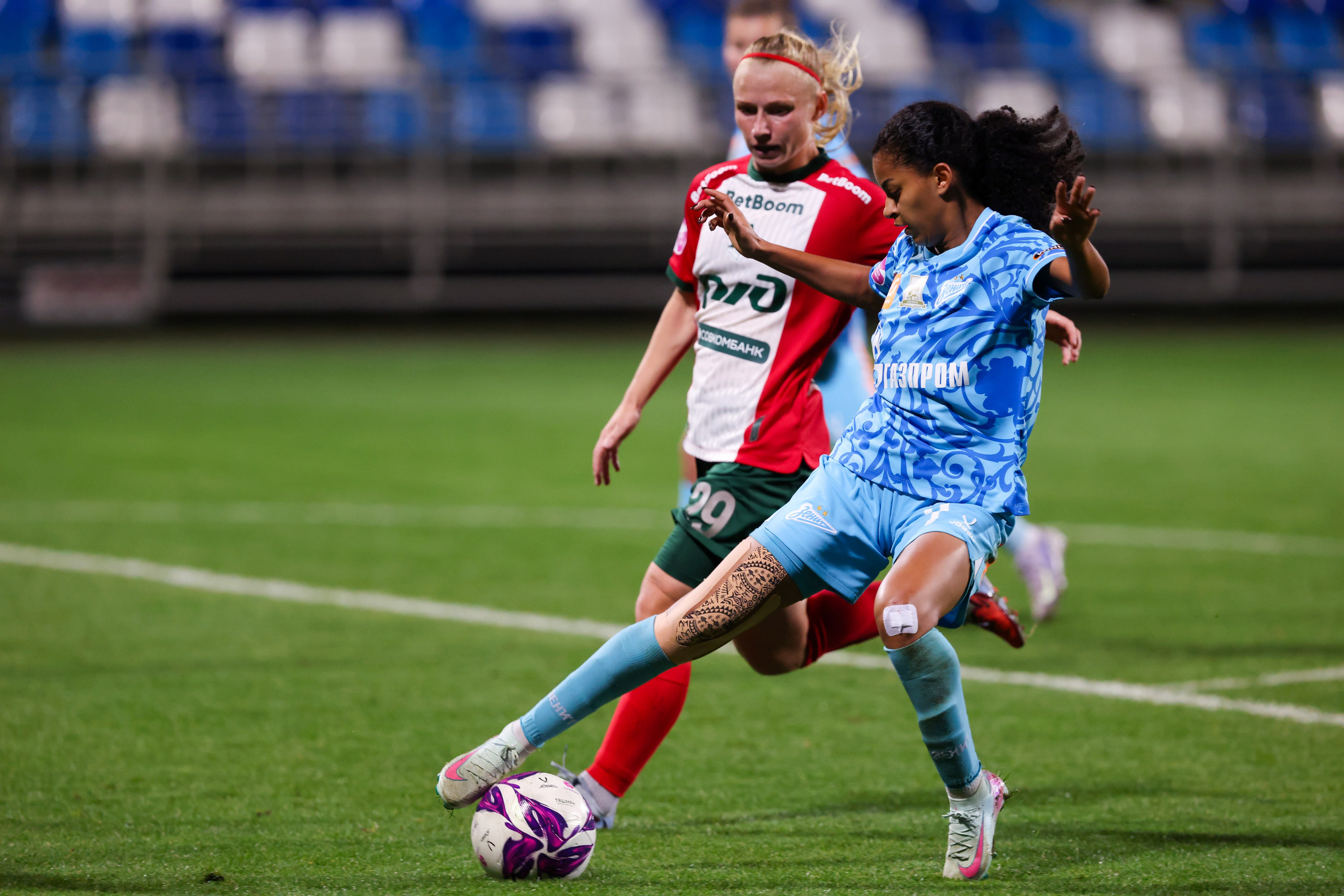 ЖФК «Зенит» — ЖФК «Локомотив» Москва Winline Кубок России 13.09.2025. Спортивный и репортажный фотограф Антон Тереханов