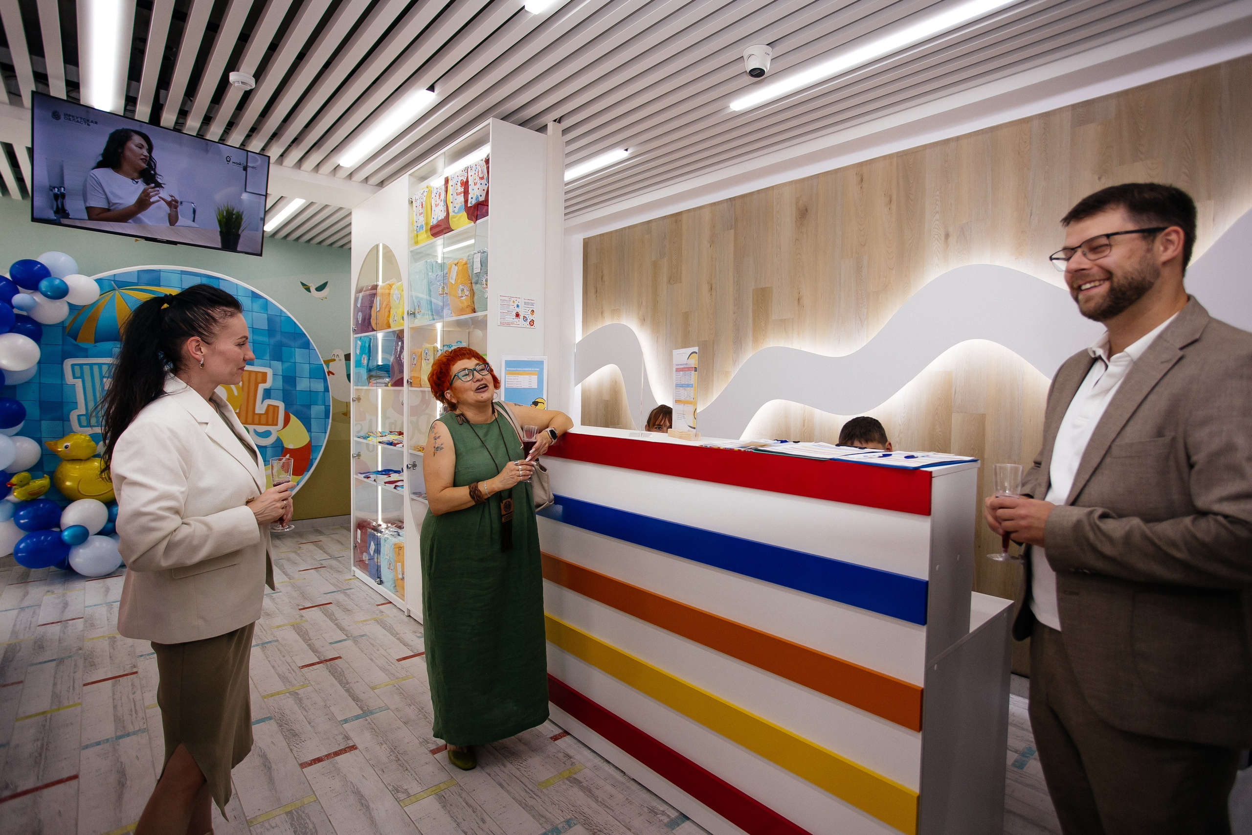 Открытие бассейна. Фотограф в Иркутске