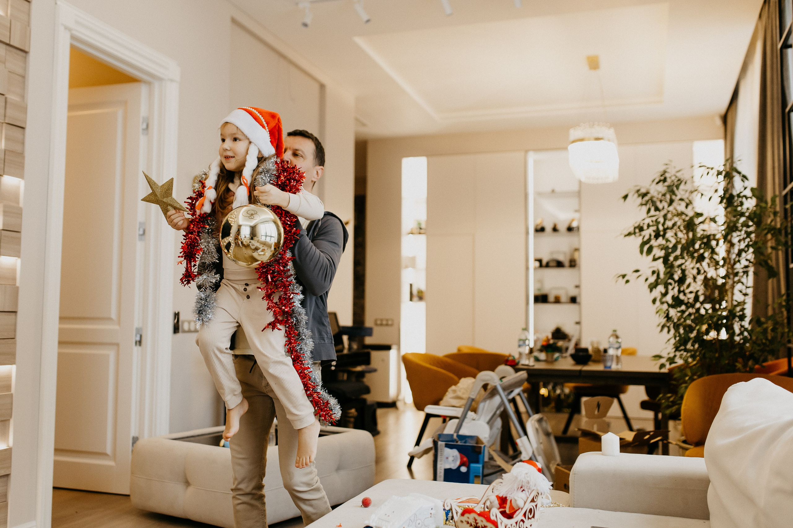 Домашняя предновогодняя история. Семейный фотограф Маша Тимофеева | Москва