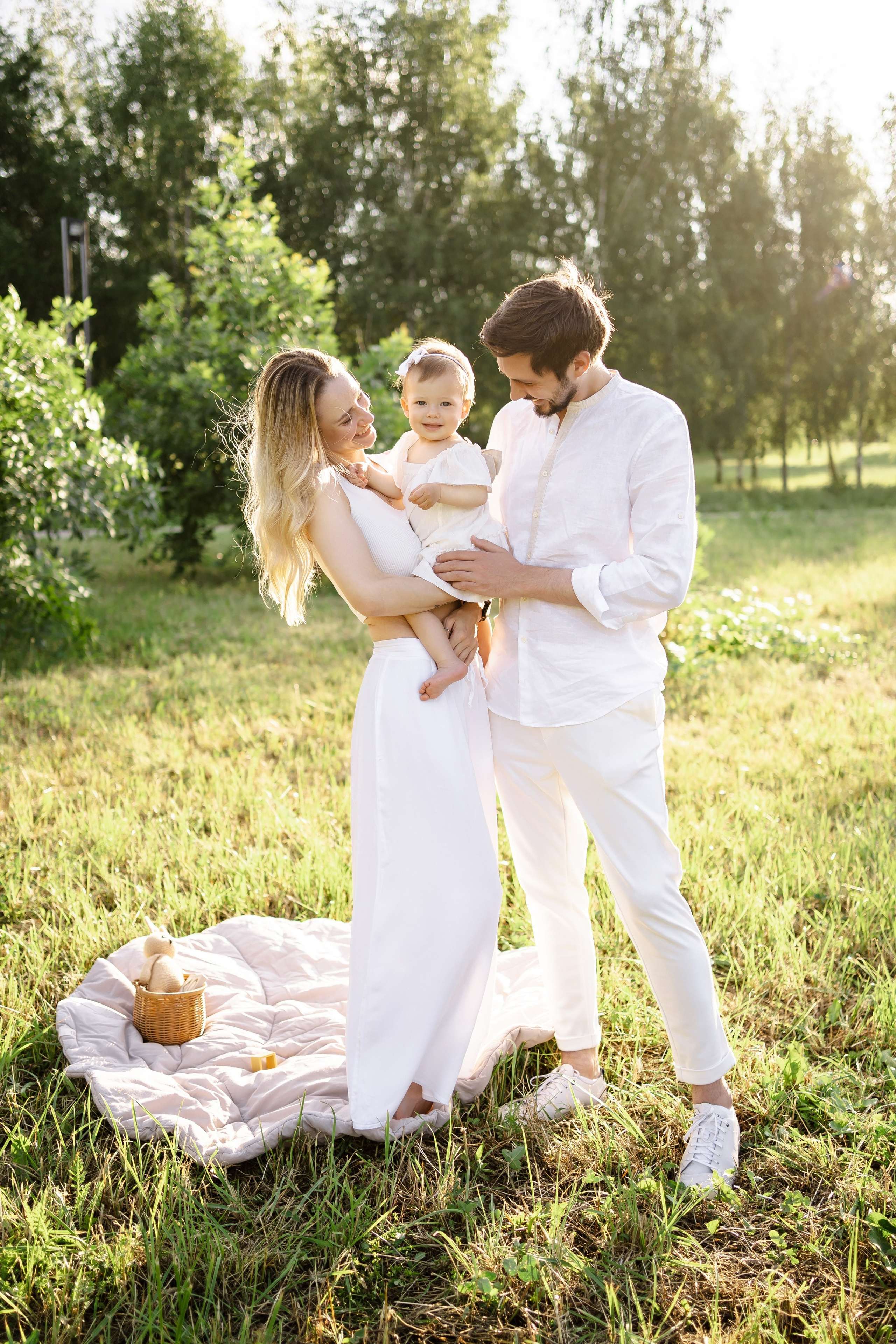 Олеся, Денис и Даниэла. Свадебный фотограф в Москве Яна Деньгина