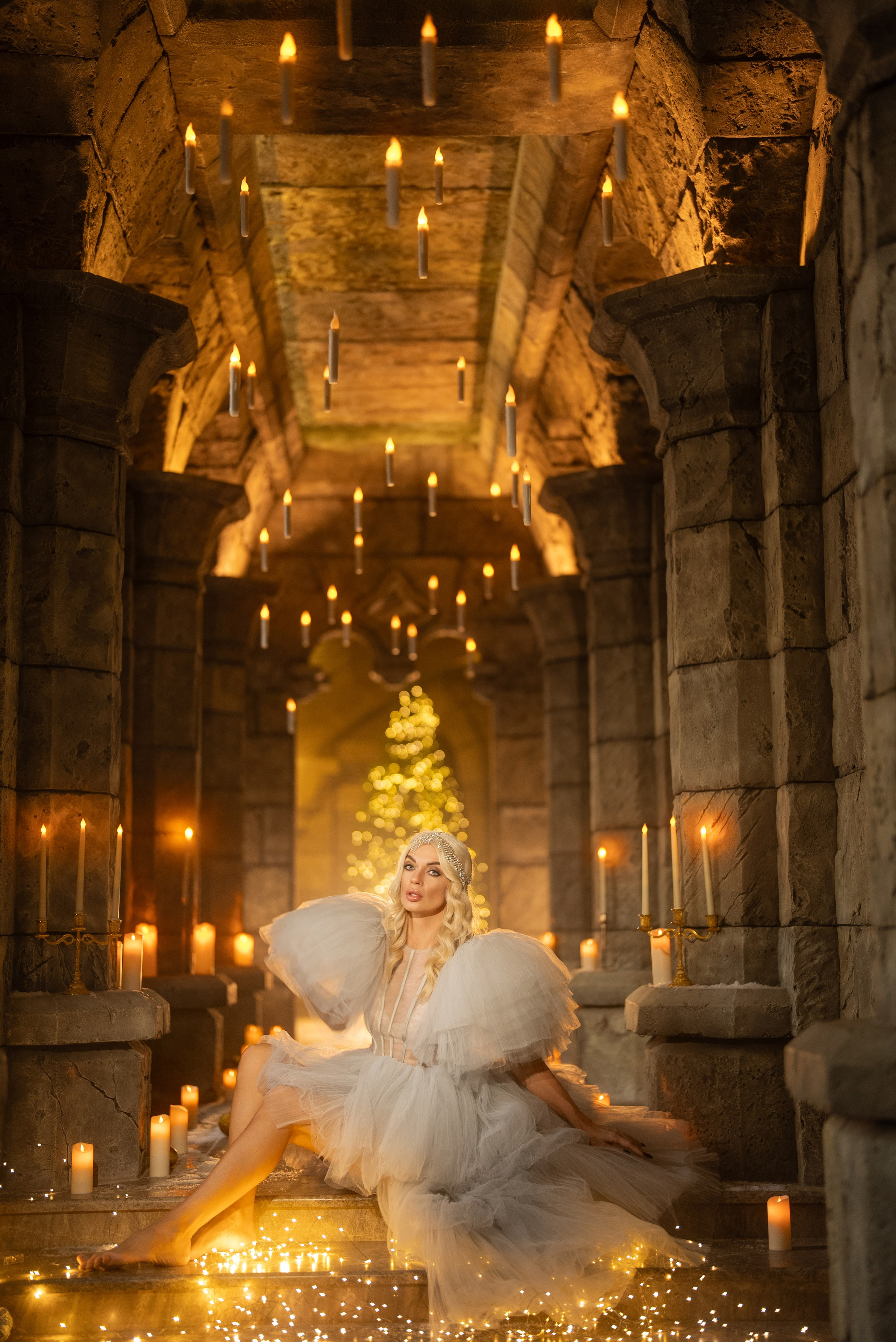 Новогодняя фотосессия в Замке Гарибальди. Фотограф Батурин Денис — Фотосессия в Замке Гарибальди
