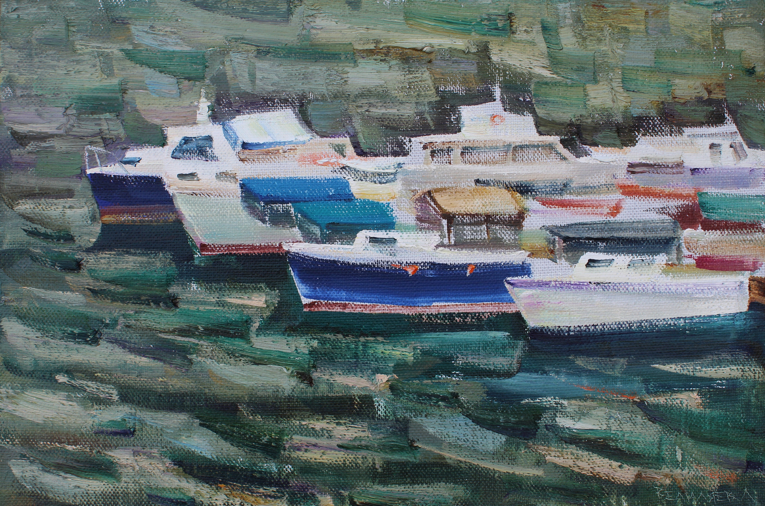 "Балаклава". 2025. Холст, масло. 40х60 см. Цена: 15000 руб.