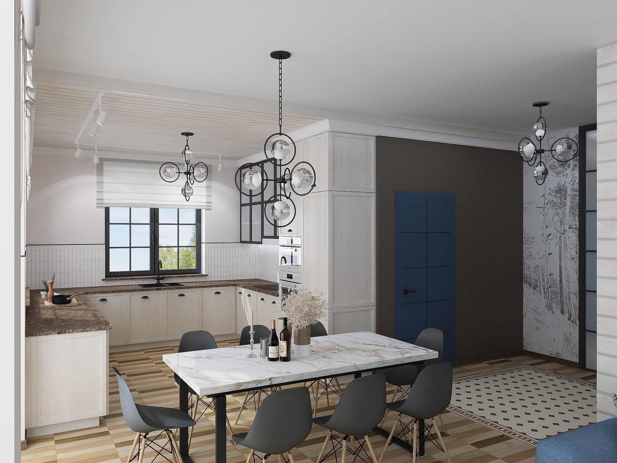 Дом в Линтулово. Дизайнер в Санкт-Петербурге Дмитрий Цыбулько