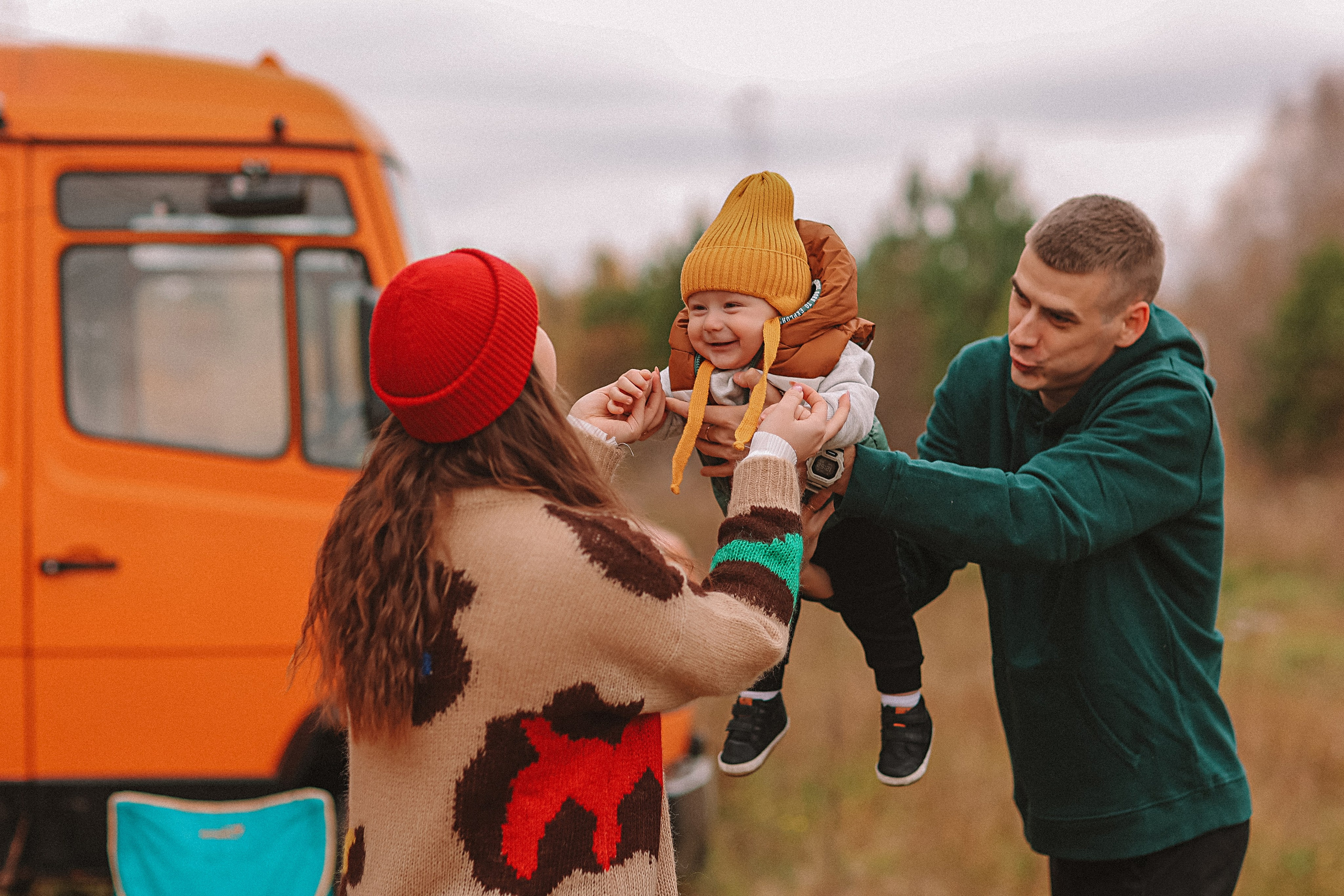 Бус/кемпер. Семейный фотограф Тюмень, фотограф на роды Салмина Мария