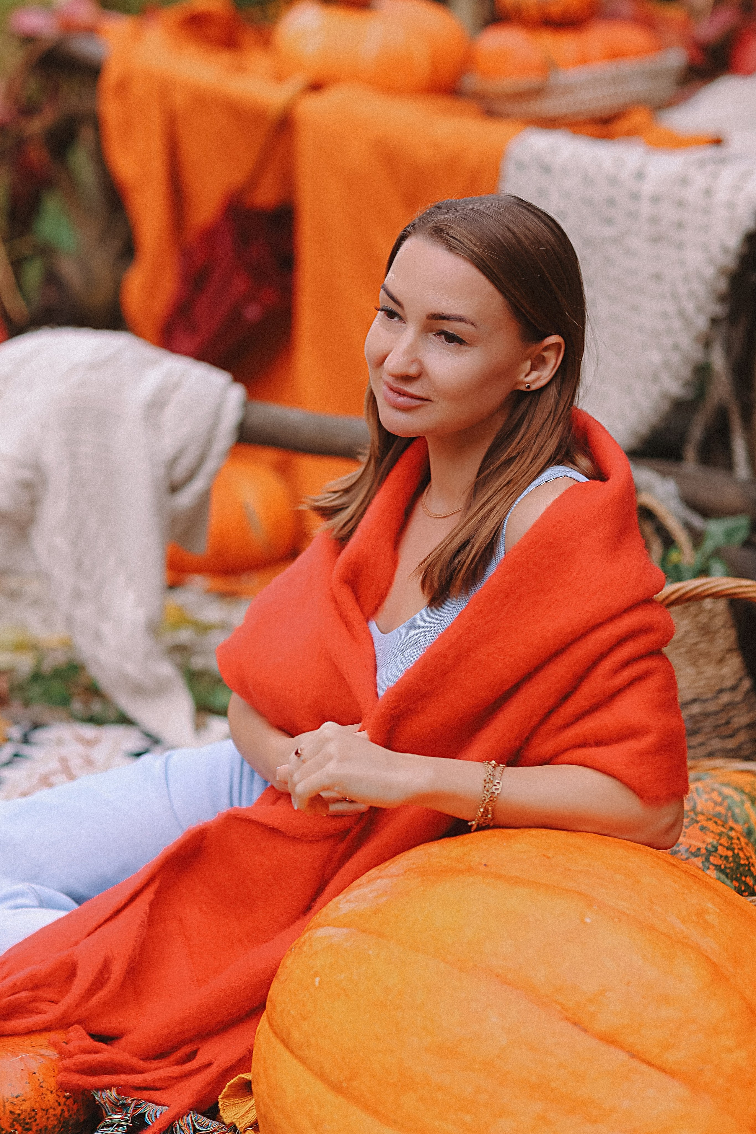 Тыквы. Семейный фотограф Тюмень, фотограф на роды Салмина Мария