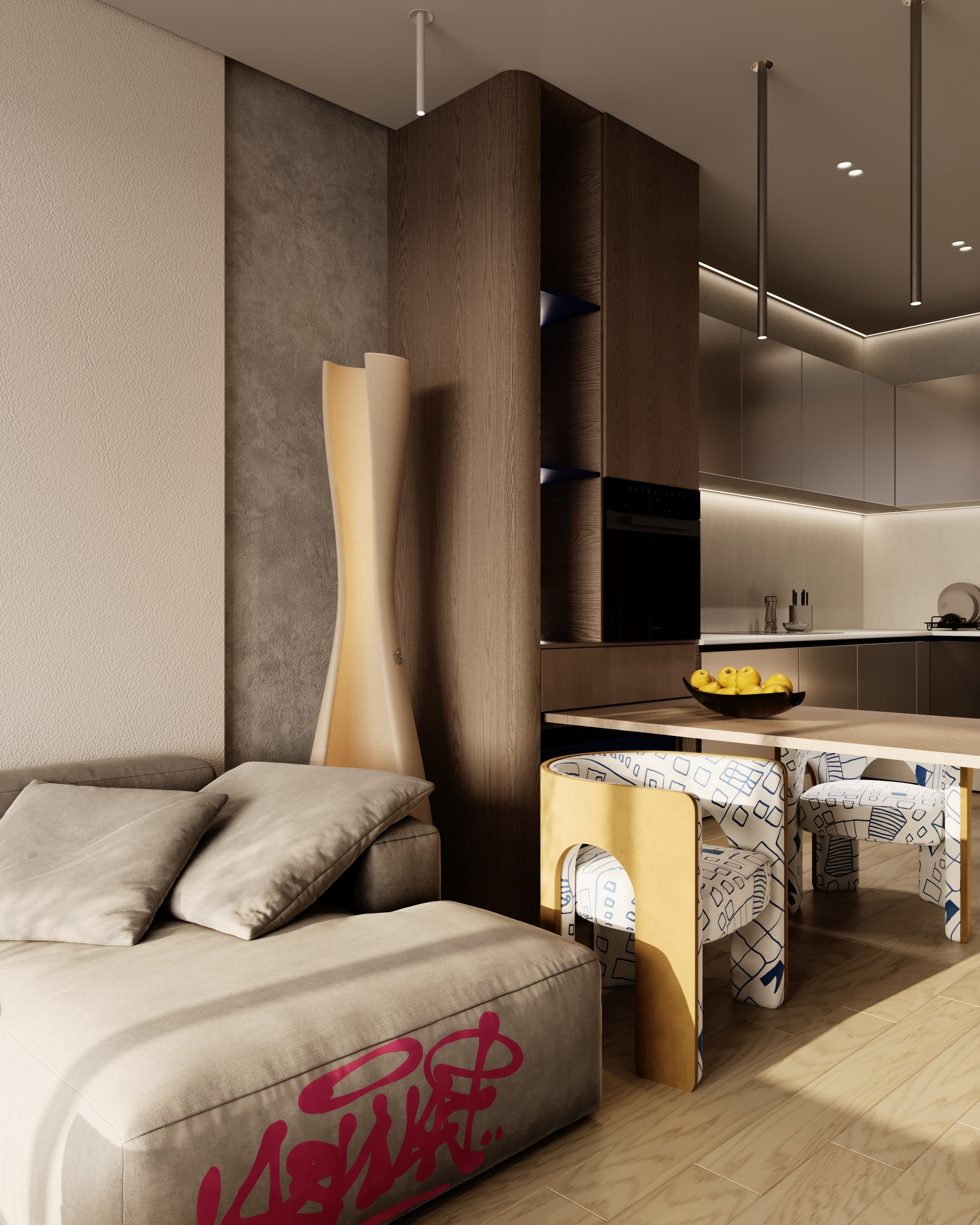 ЖК «Verona Remizovka», 60 м². Room Design Studio