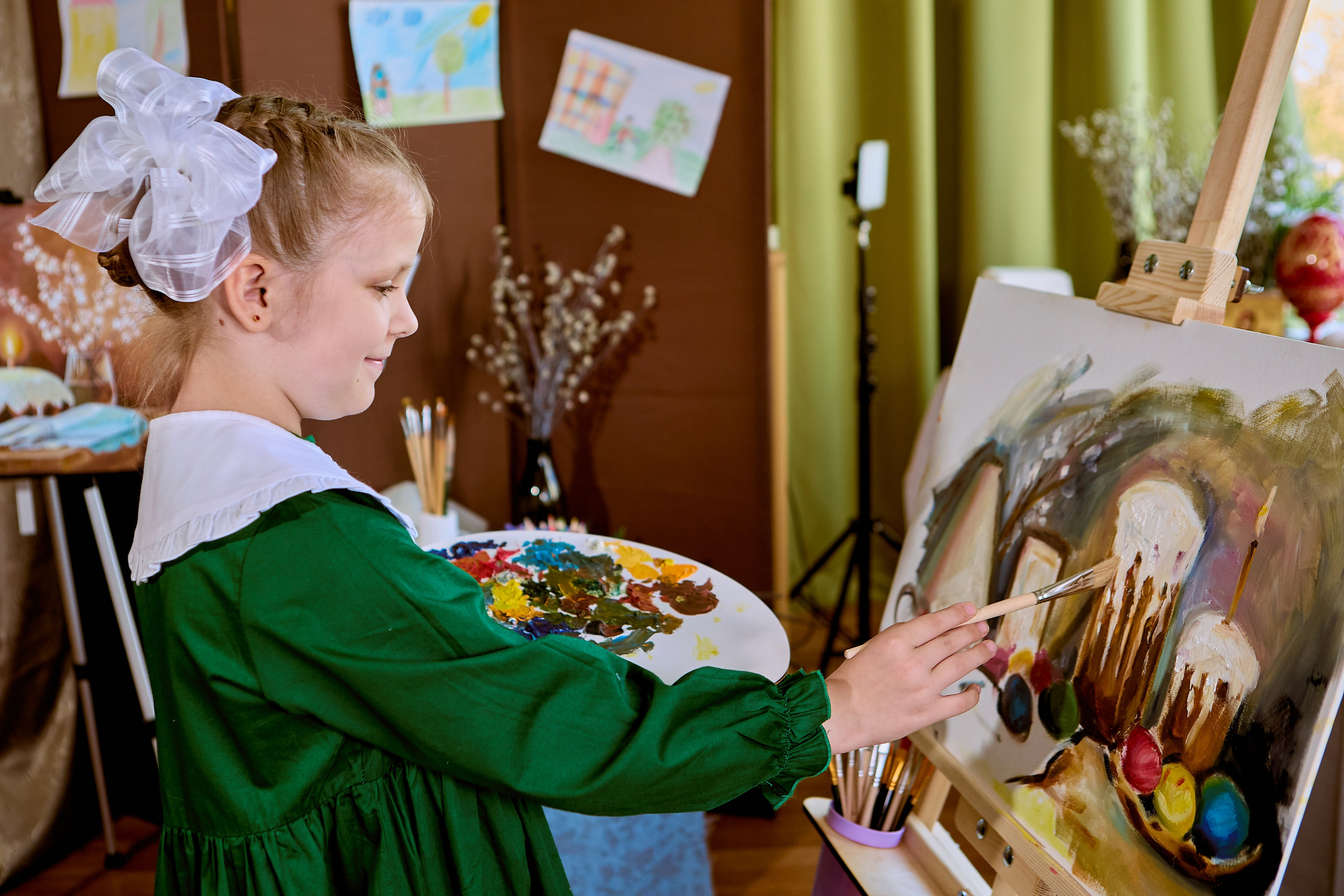 Творческая фотосессия художники