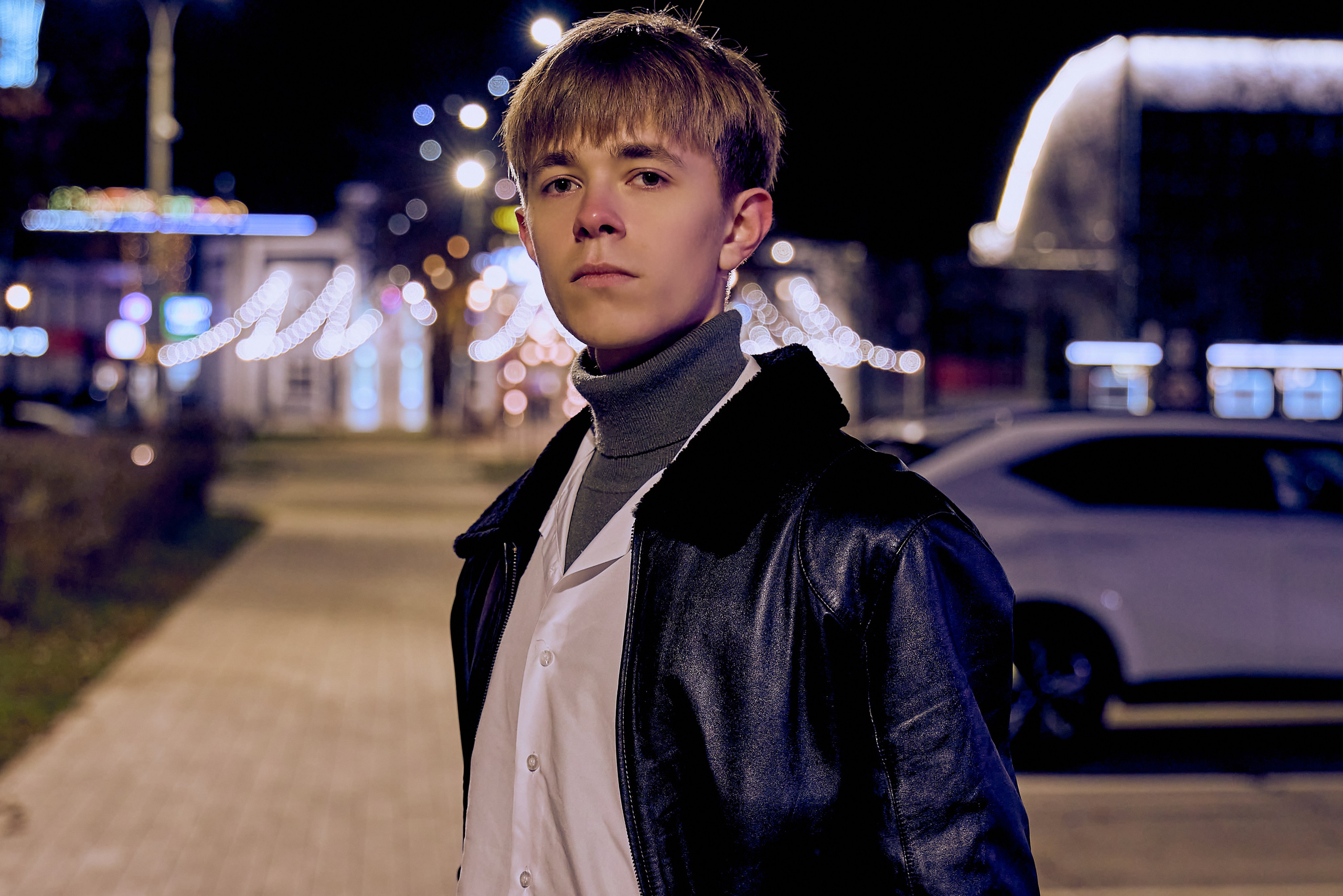 фото в ночном городе фотограф Николай Голованов православный портретный и детский фотограф