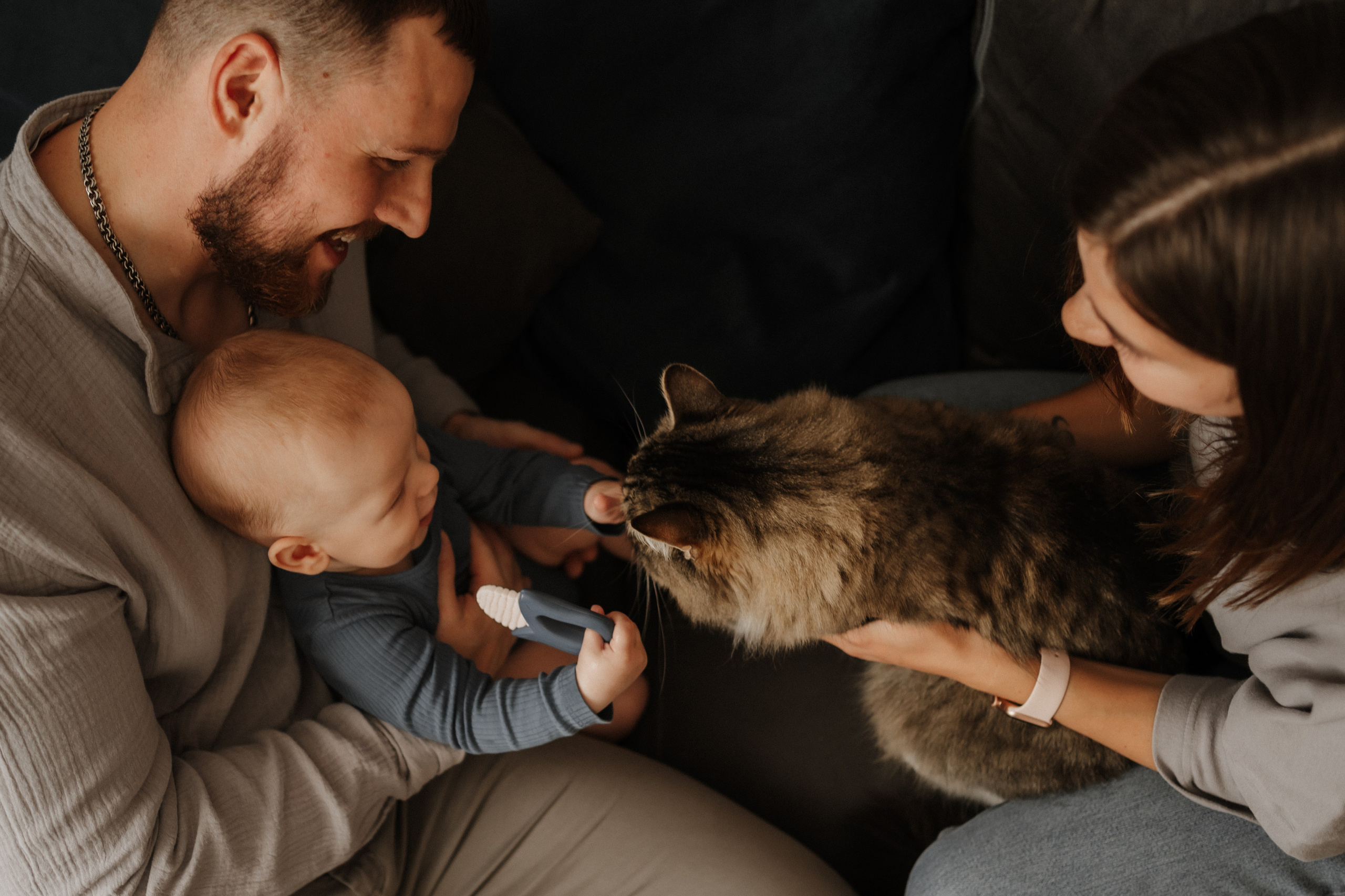 Семейная домашняя фотосъемка в Архангельске. Портретный и свадебный фотограф в Архангельске Елизавета Стрекаловская