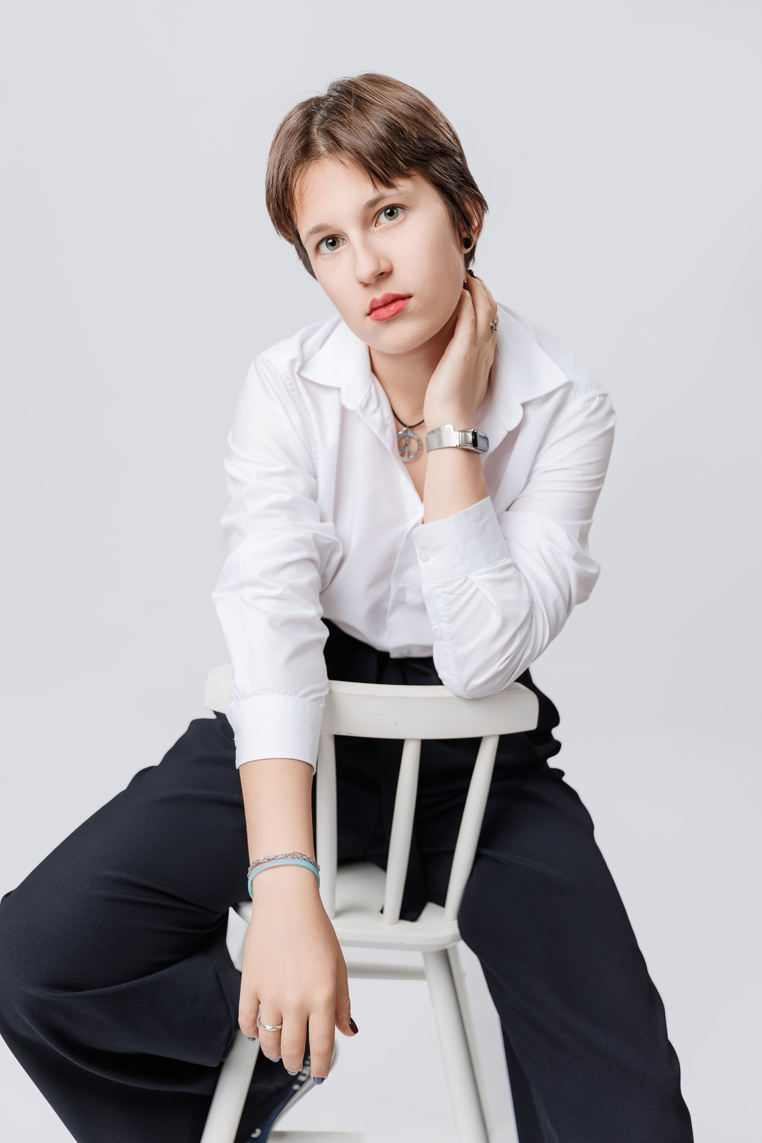 Портреты на однотонном фоне. Семейный и детский фотограф Комина Елена, Власиха, Одинцово