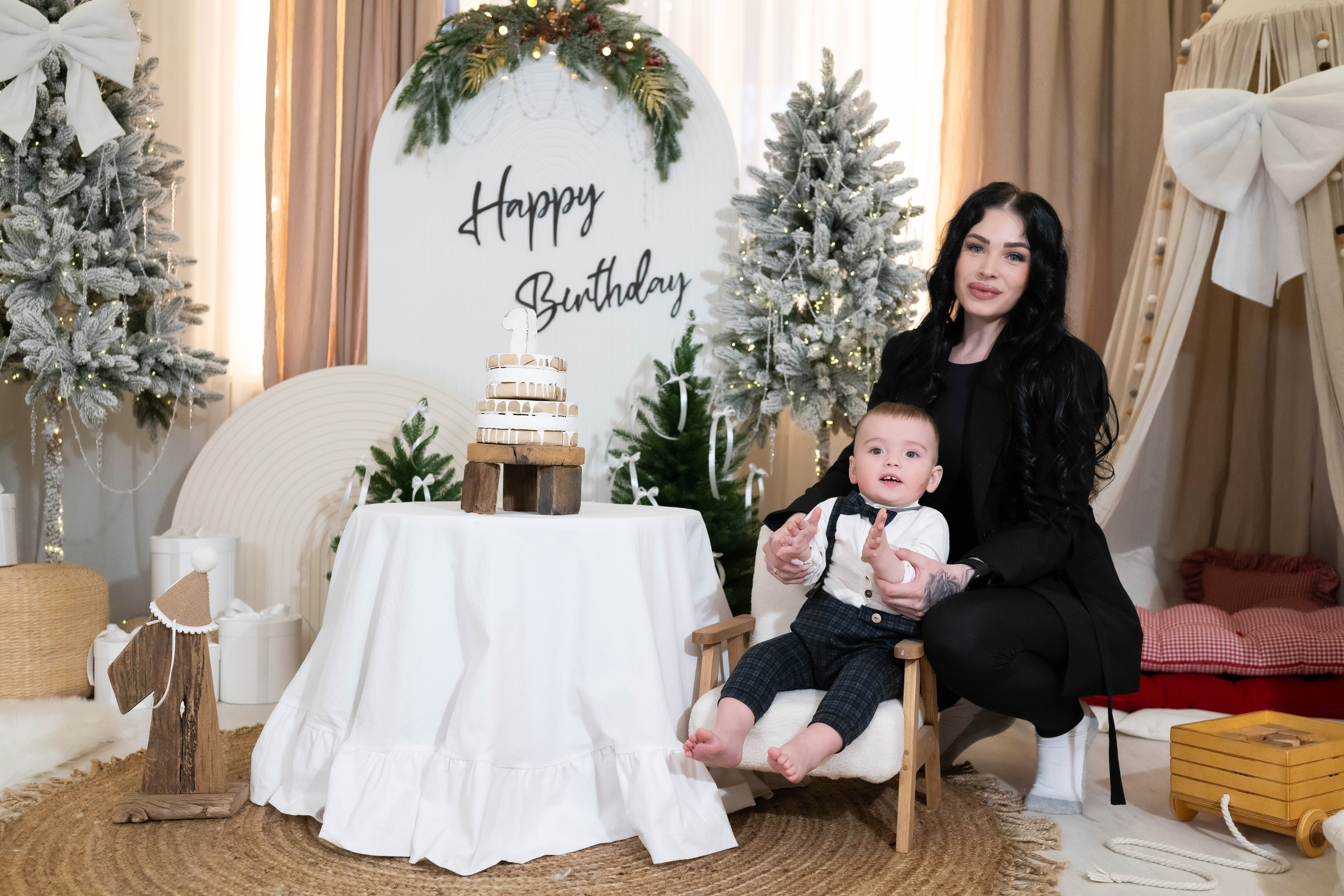 Мой Первый Годик. Роман. Семейный и детский фотограф в Красноярске Мила Черкасова