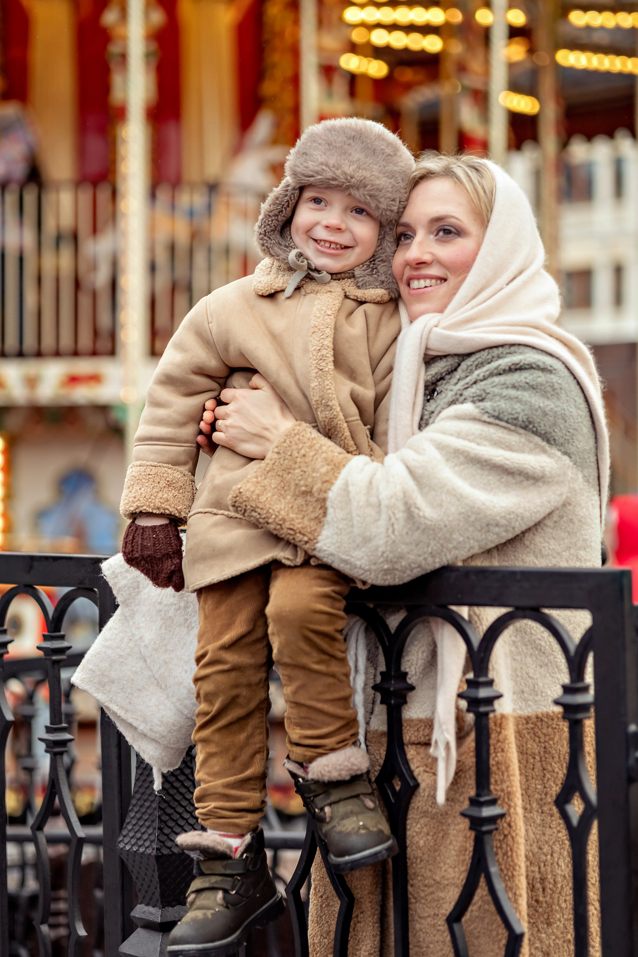 Москва новогодняя. Семейный и детский фотограф в Москве Анна Чертополох