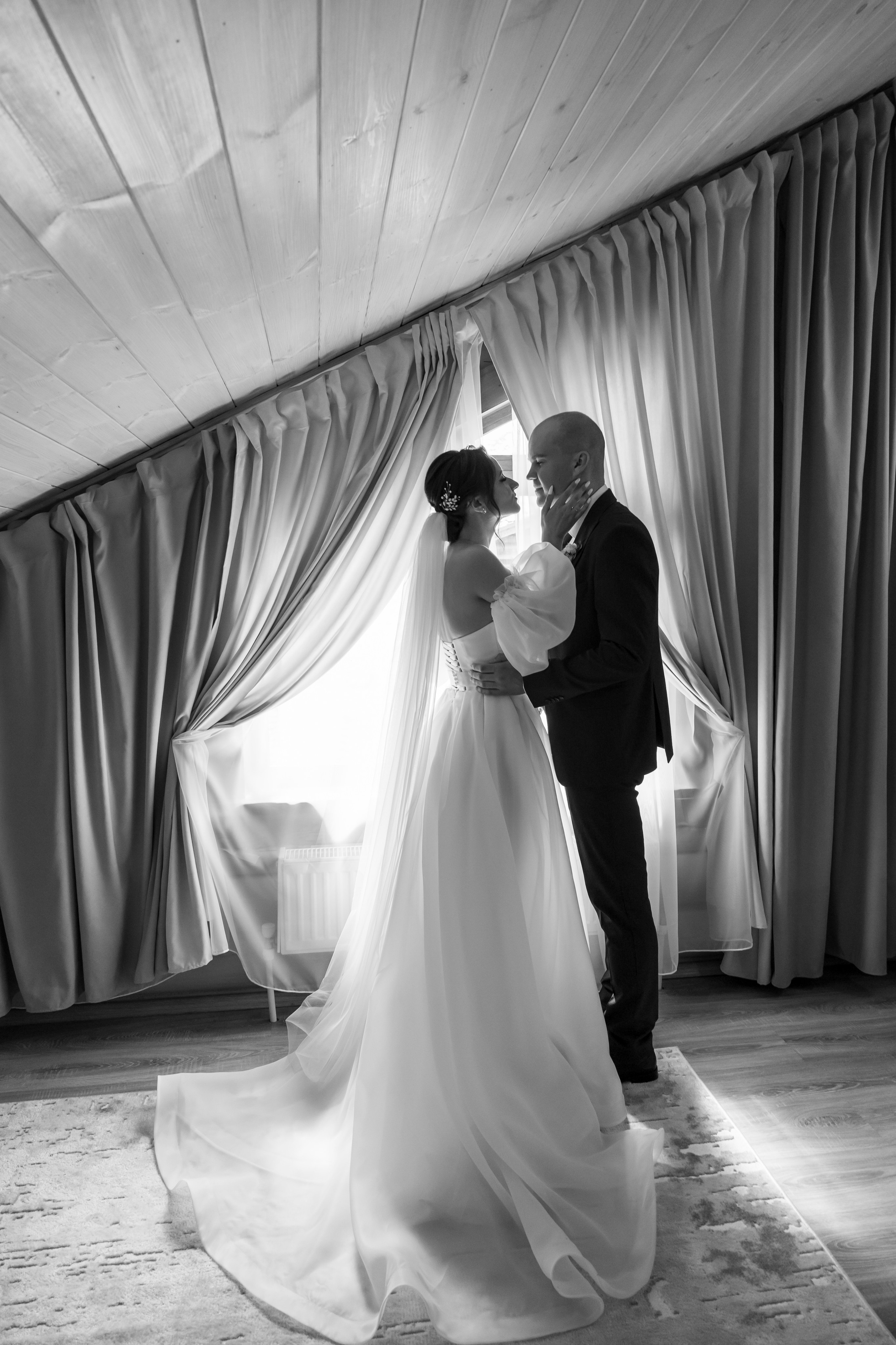 Полина и Дмитрий, загородный клуб «Барин», ЗАГС в г. Пушкино. Свадебный и репортажный фотограф (Москва, Королев и другие)