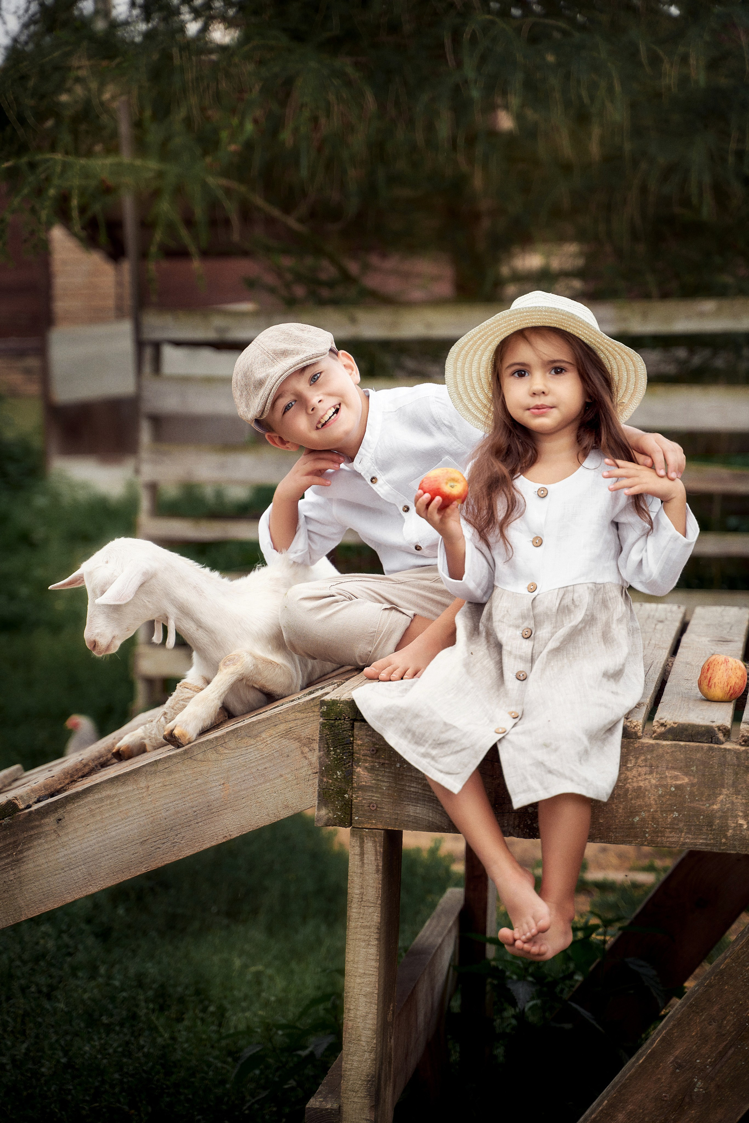 Артем и Катя.Козья ферма. Свадебный и семейный фотограф Игорь Елагин