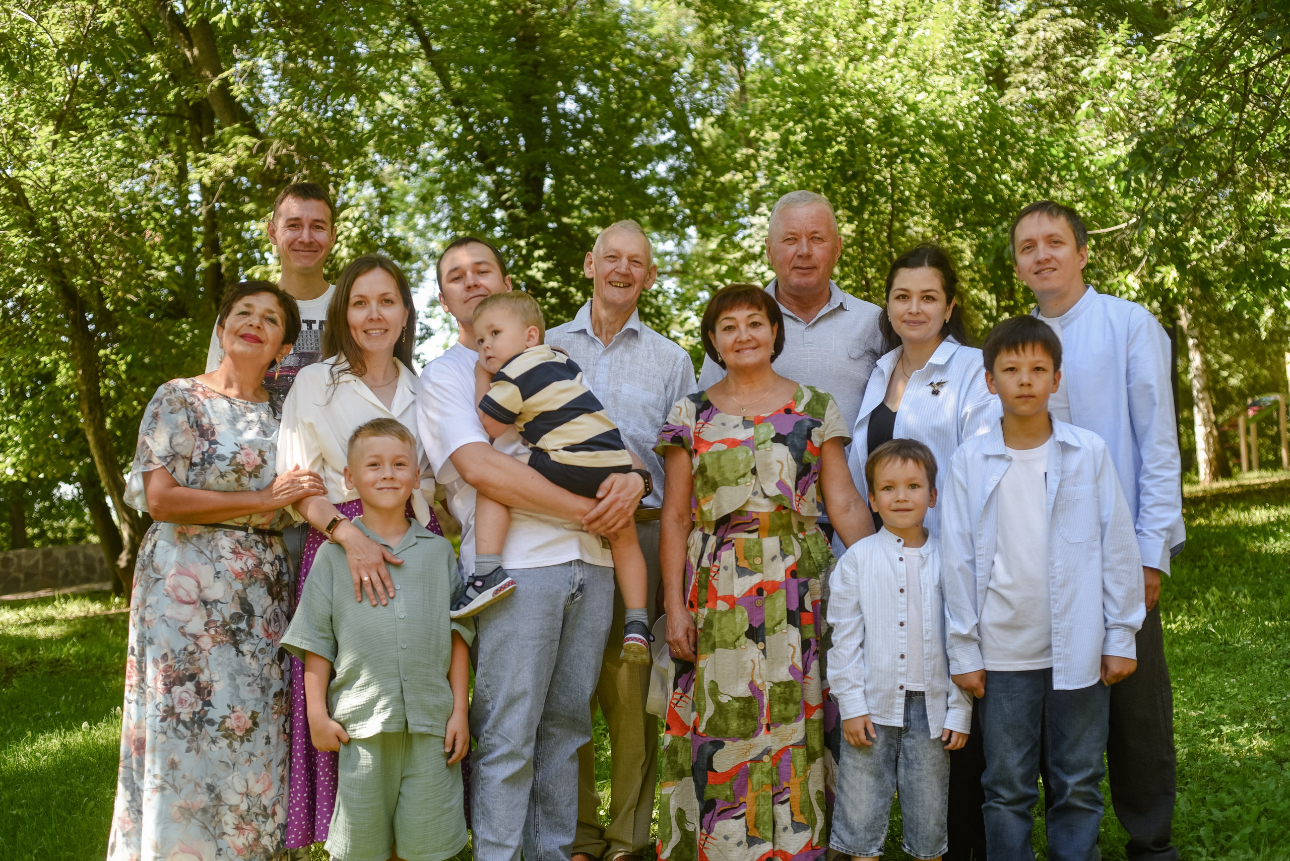 Семейная съемка в парке. Семейный и свадебный фотограф в г. Уфа Динара