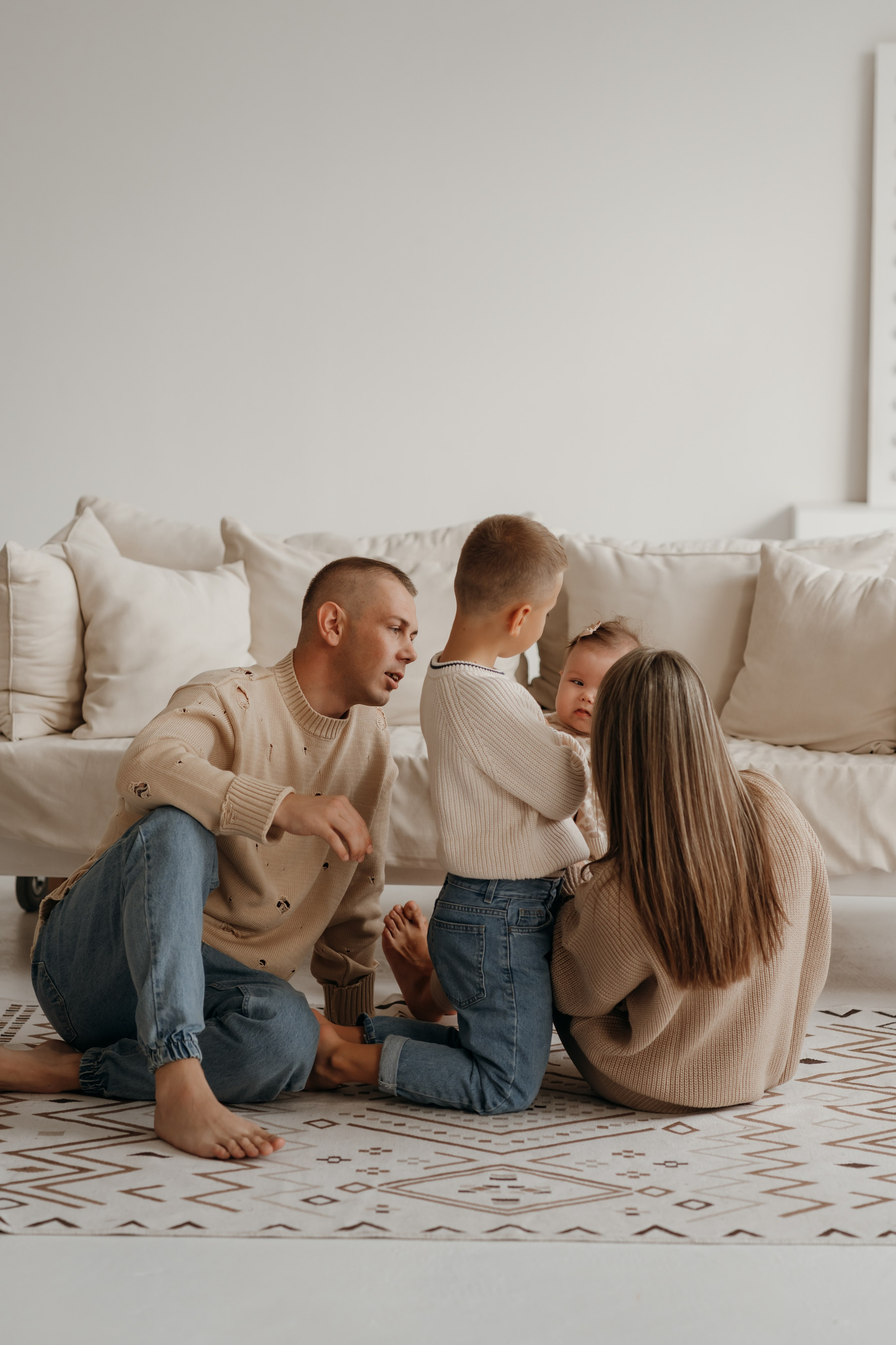Семейная и детская фотосъемка в студии в Архангельске. Портретный и свадебный фотограф в Архангельске Елизавета Стрекаловская