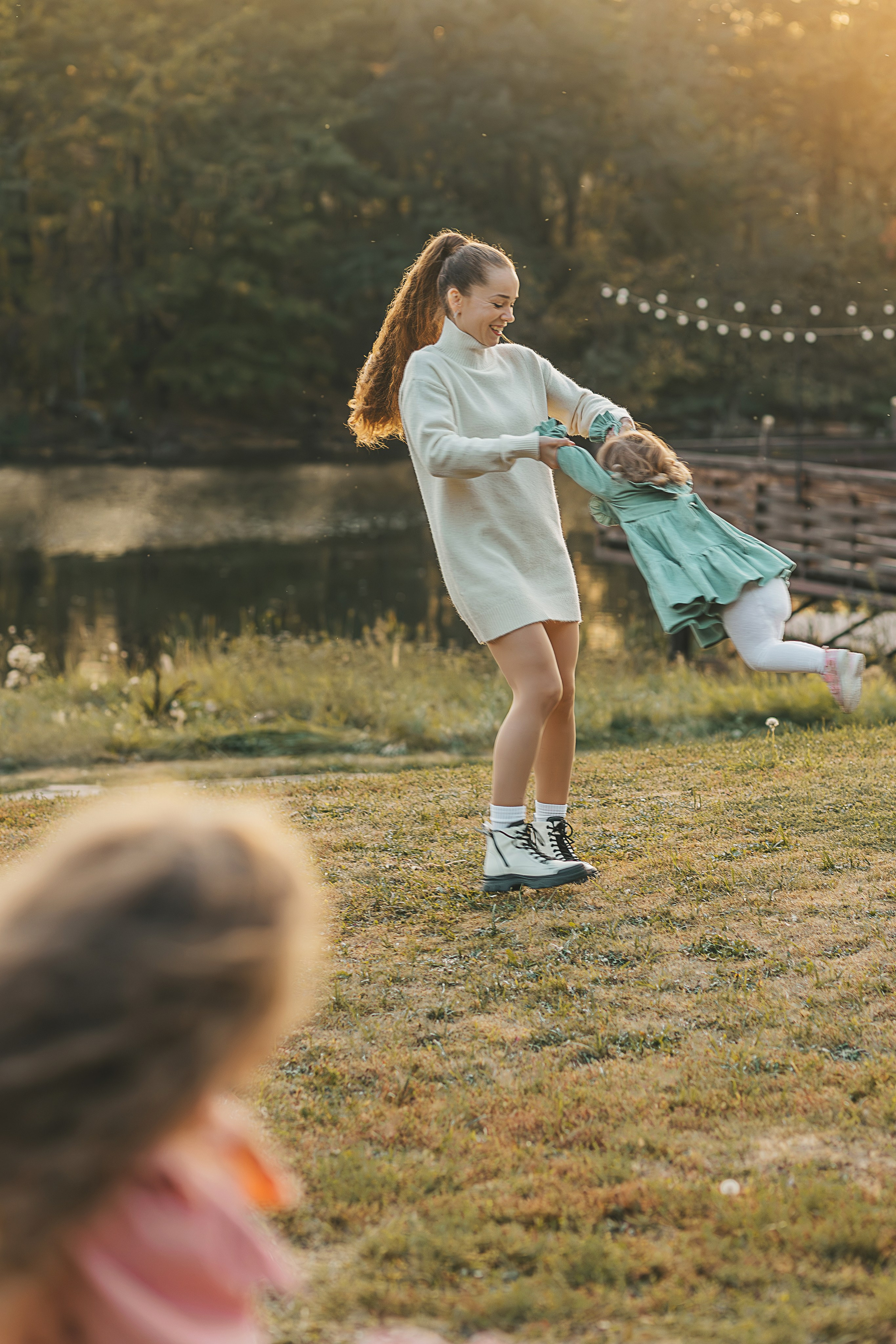 Осеняя Фотосессия мамы с дочками. Семейный и женский фотограф в Москве Надежда Воробьева