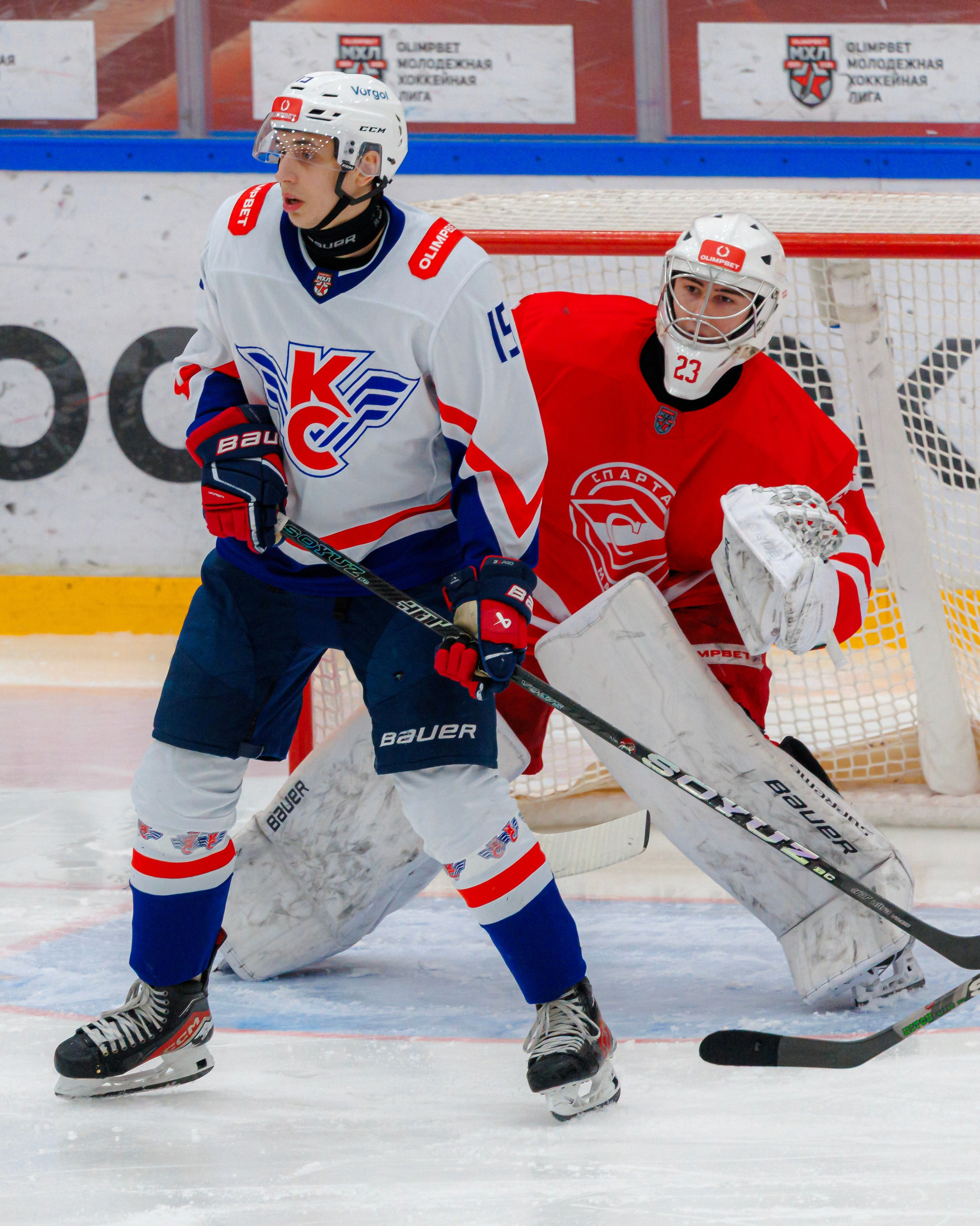 МАТЧ МХЛ. МХК СПАРТАК МАХ — ХК КРЫЛЬЯ СОВЕТОВ. Artem Zenin Photography