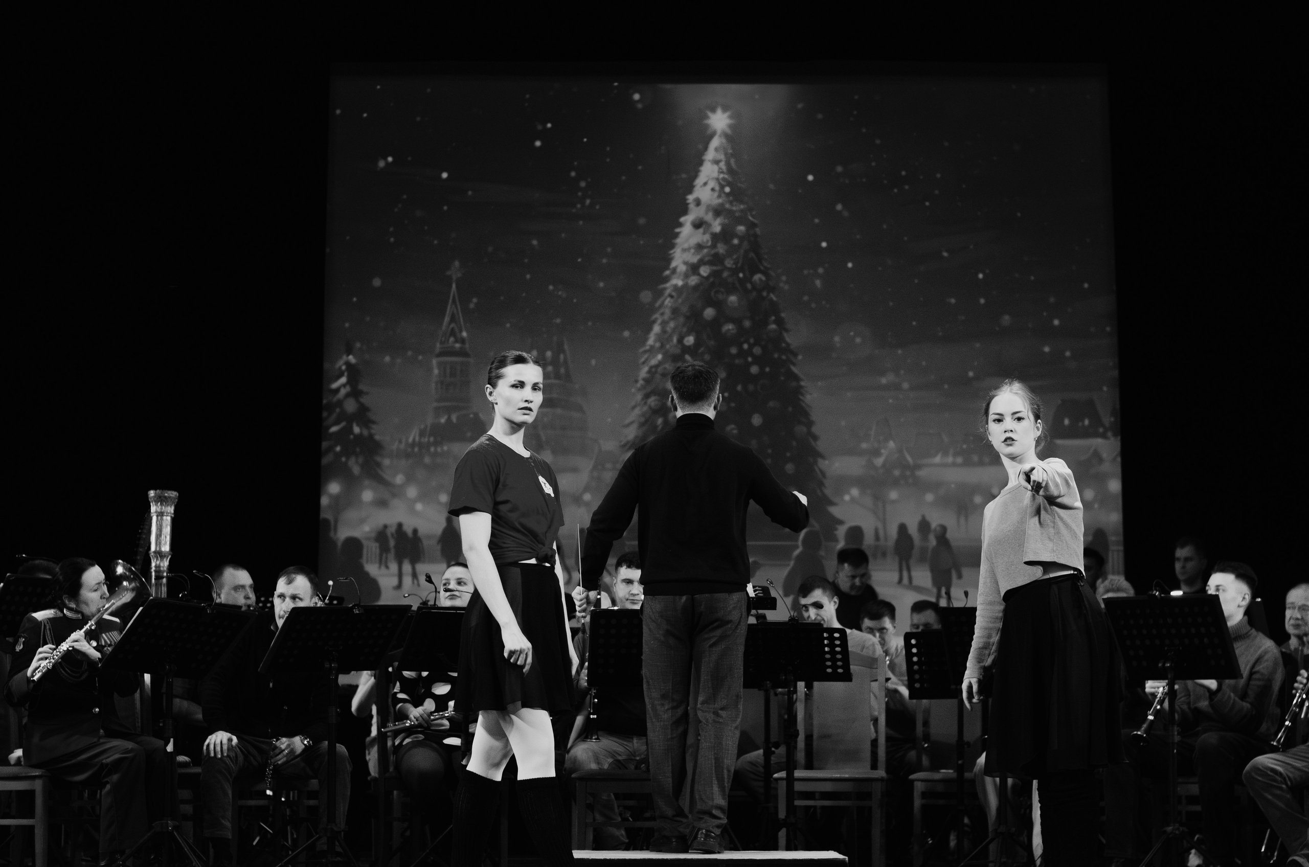 Новогодняя программа «Щелкунчик» на сцене Дома Офицеров. Портретный и репортажный фотограф в Санкт-Петербурге Варвара Жукова