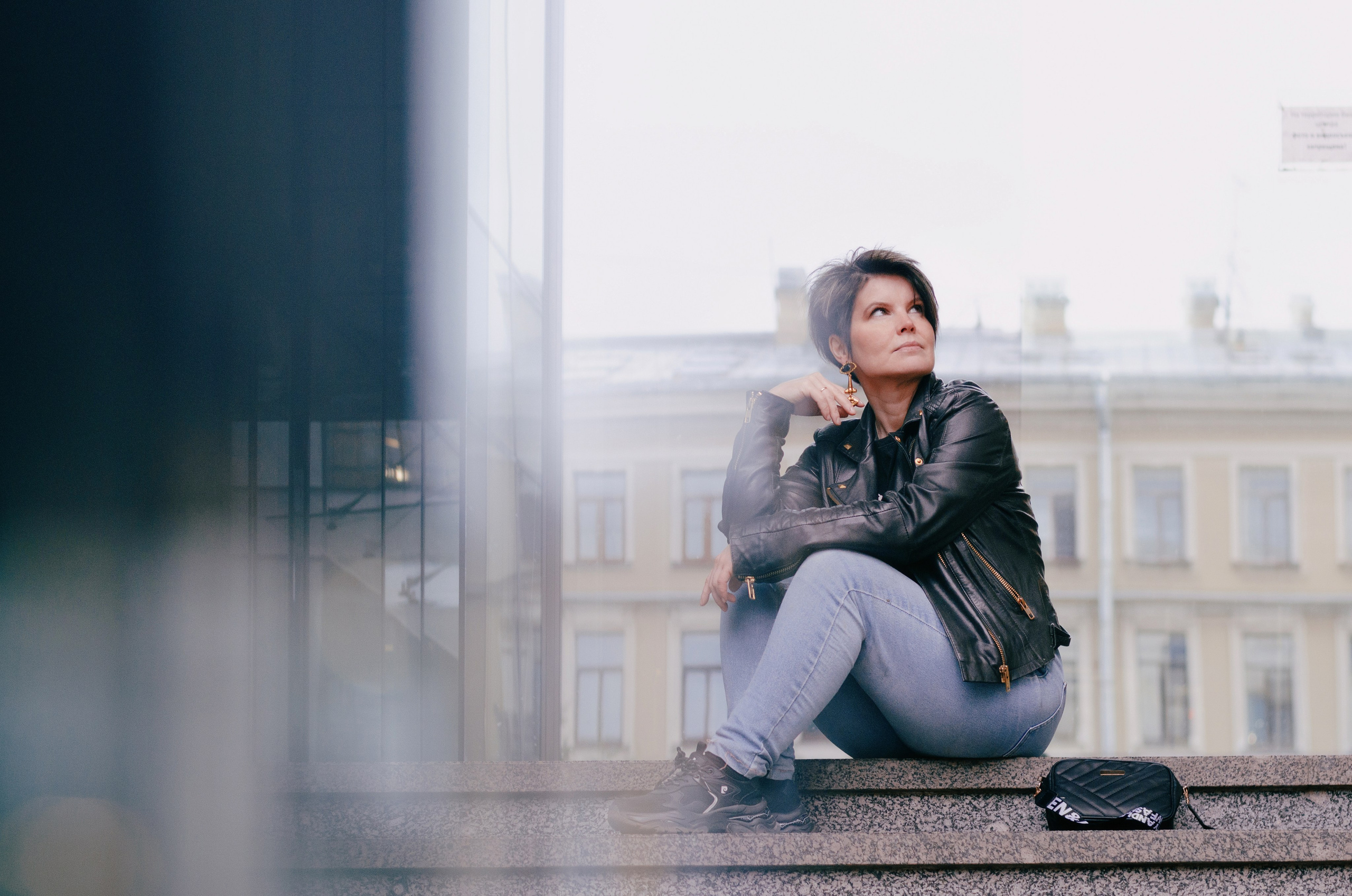 Фотопрогулка с Л. в ее новом образе. Портретный и репортажный фотограф в Санкт-Петербурге Варвара Жукова