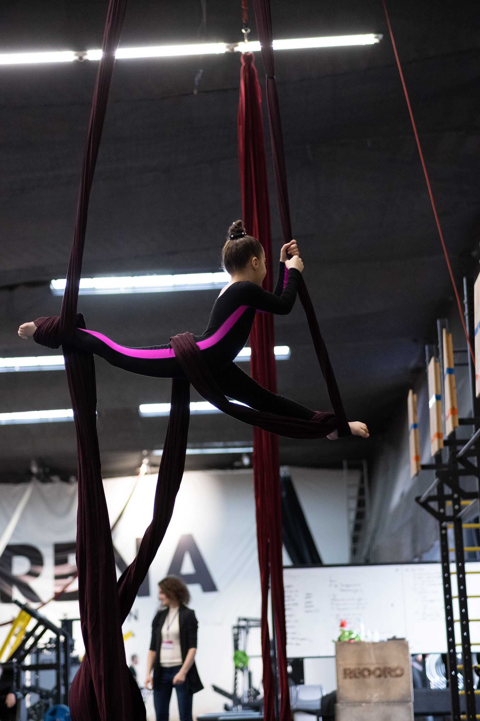 Внутриклубные соревнования по воздушной гимнастике 02.04.23