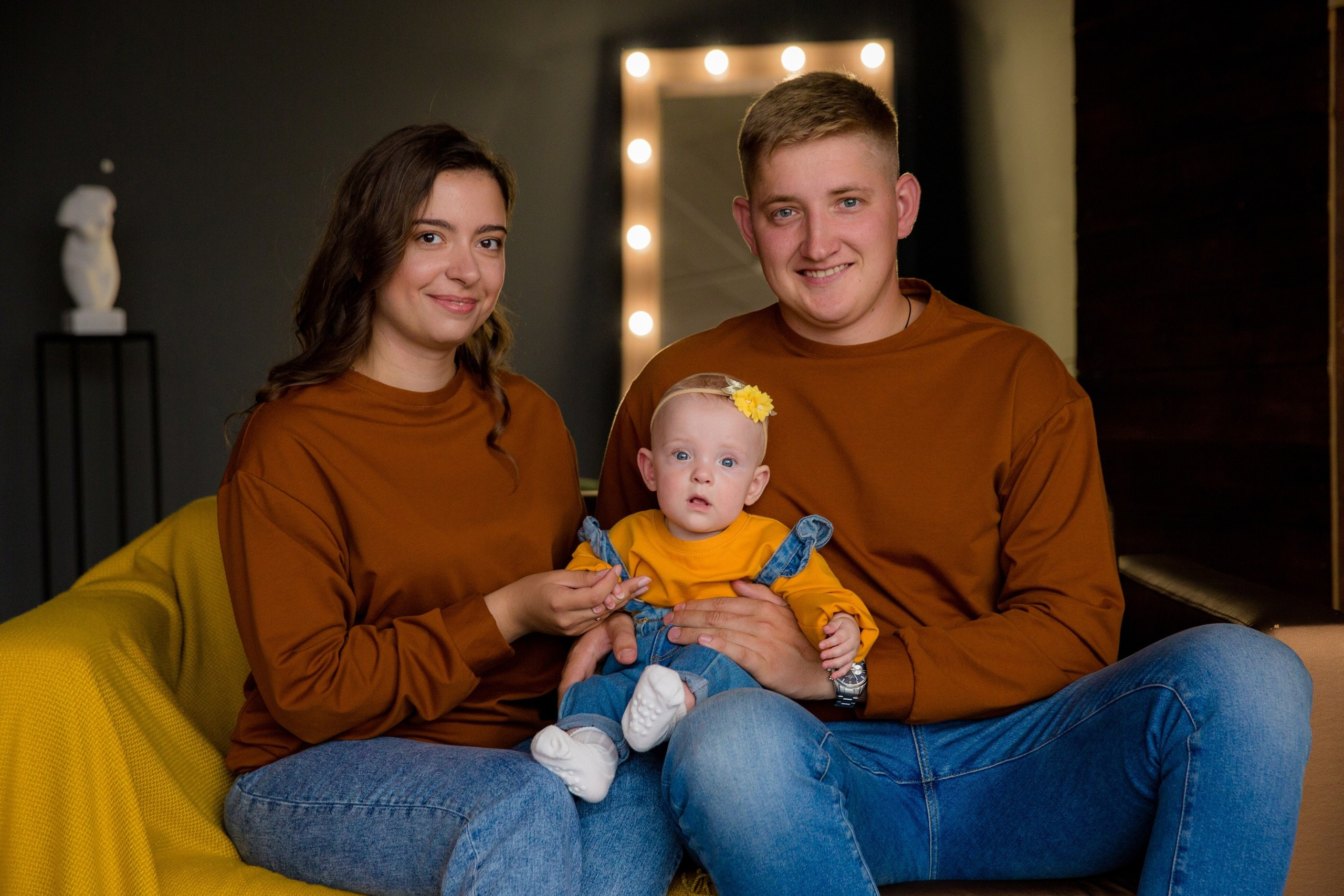 Комплекты Family look. Фотостудия Малина в городе Улан-Удэ. Фотограф Ирина Жарникова