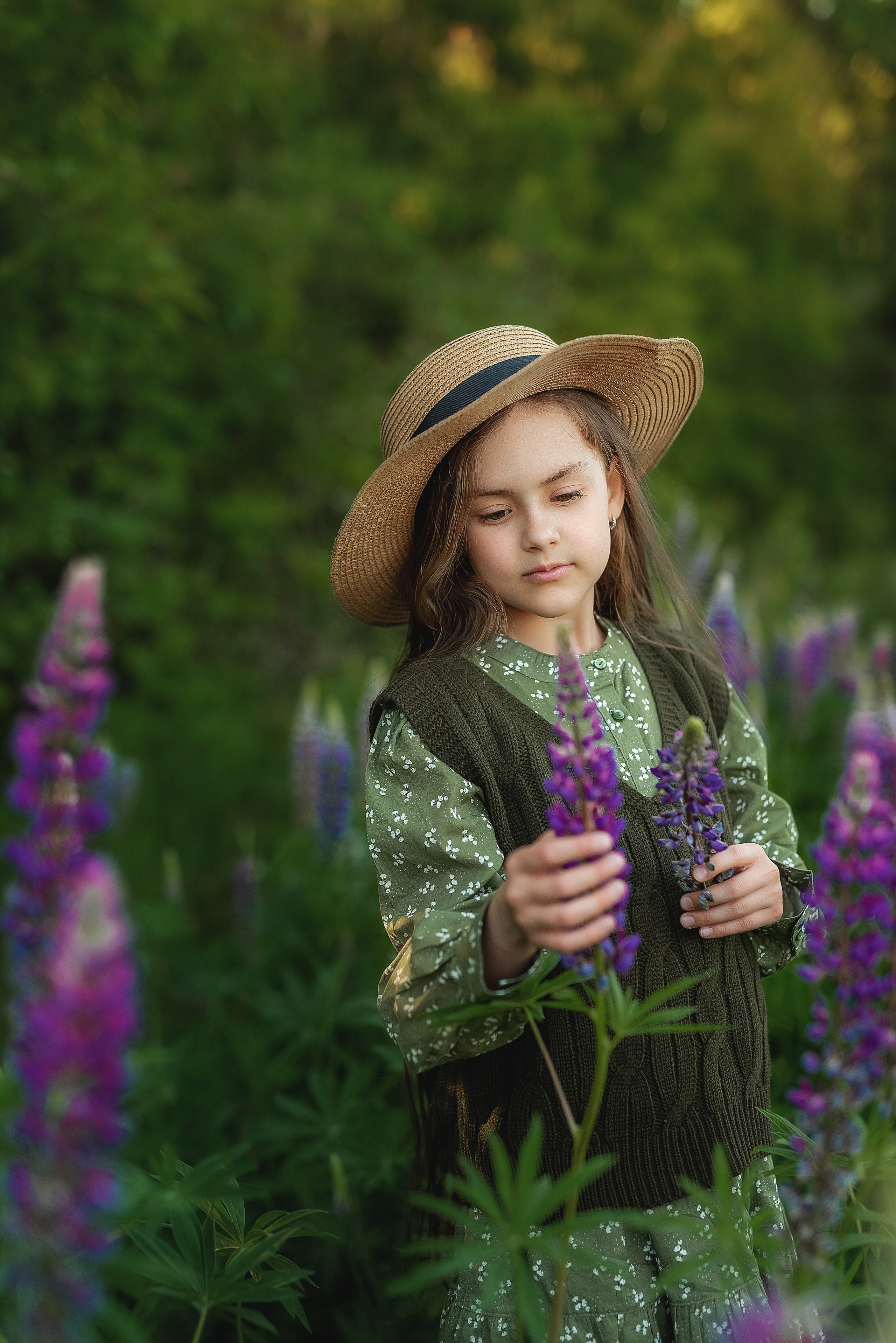Фотосессия в люпинах. Семейный, детский фотограф в Воронеже Анна Никитина