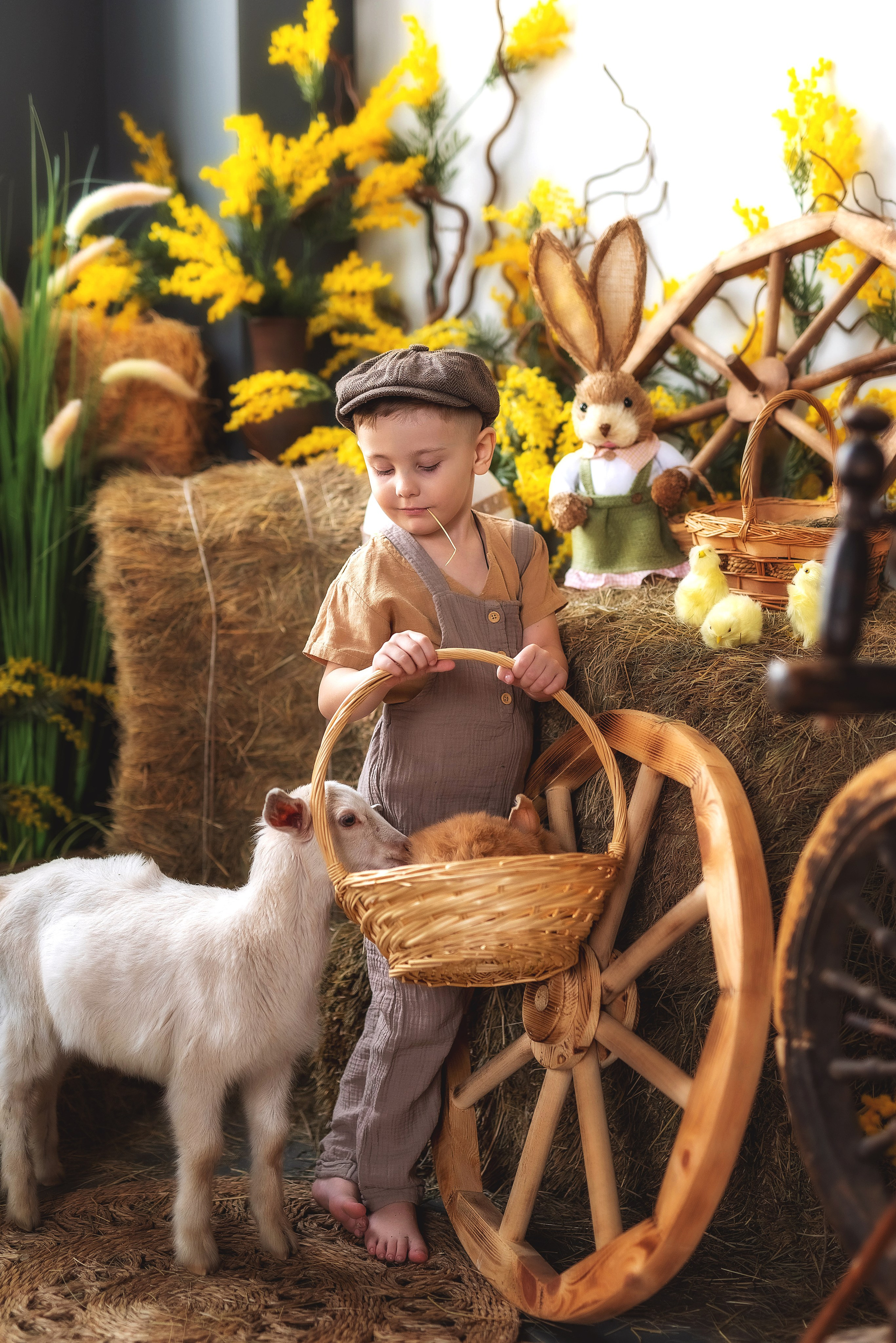 Фотосессия с кроликом. Семейный, детский фотограф в Воронеже Анна Никитина