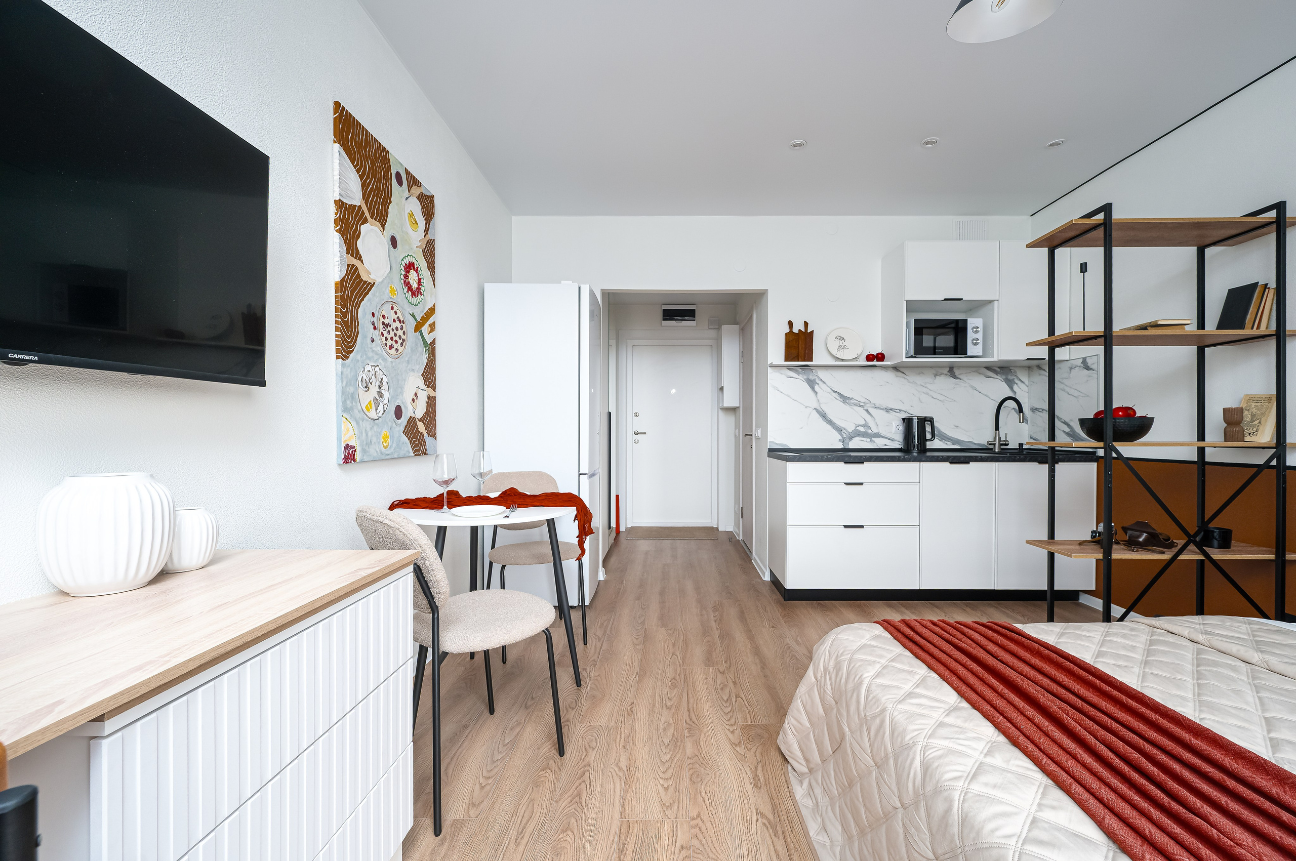 Студия на Кантемировской. Интерьерный фотограф. Фото- видеосъемка недвижимости Санкт-Петербург