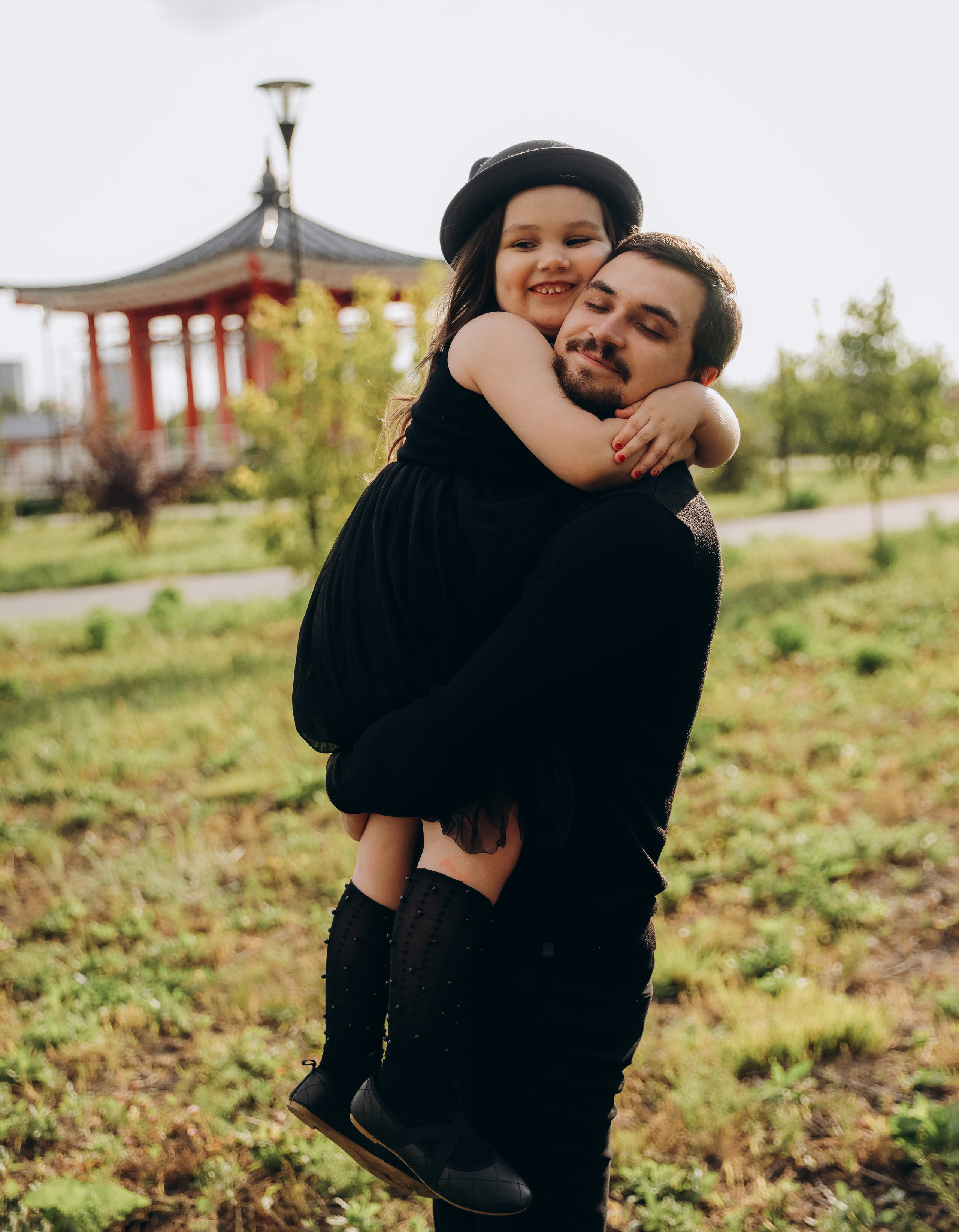 Семья в черном. Мультифотограф Динара Ахмедзянова