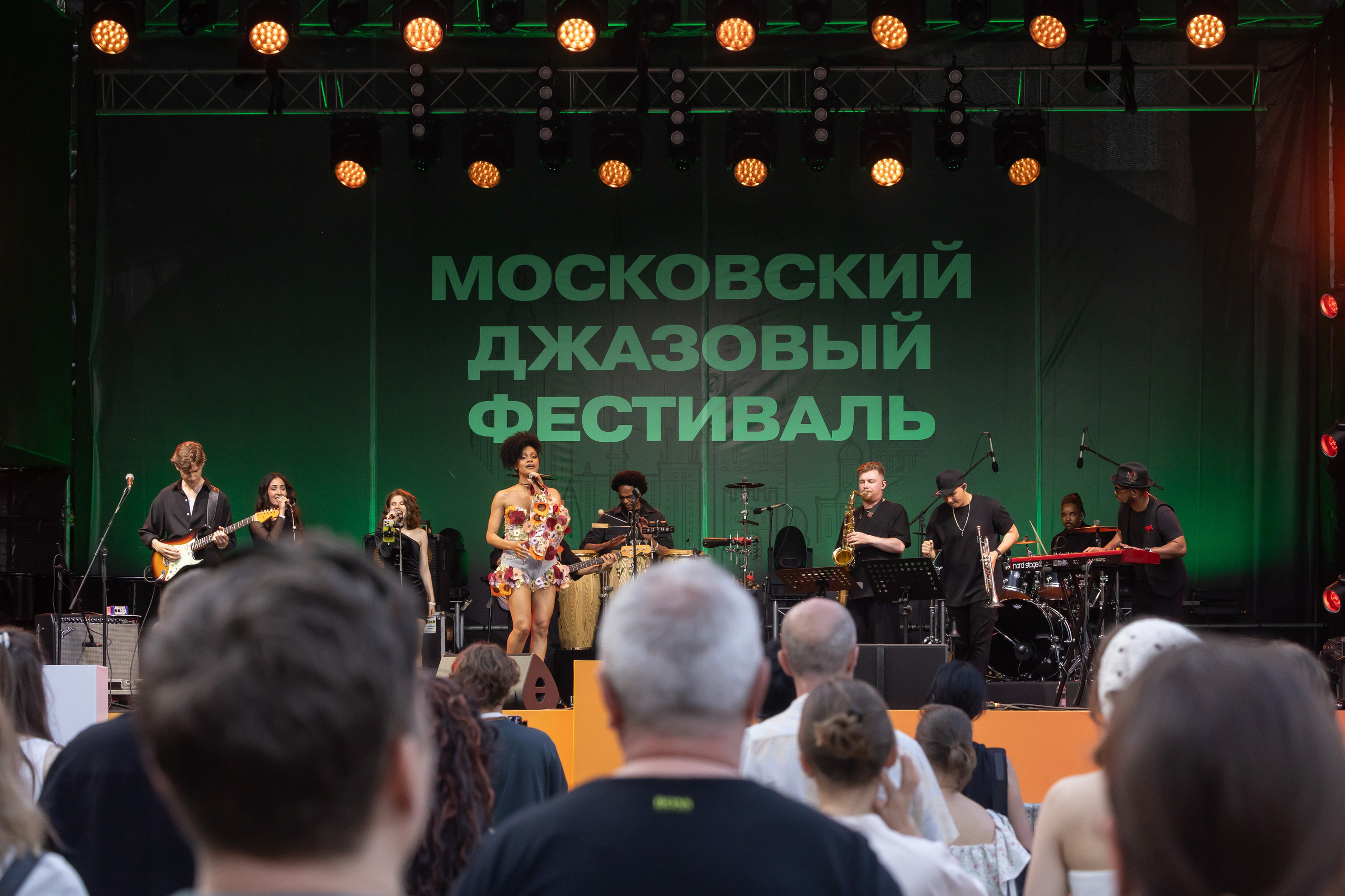 Джазовый фестиваль в саду «Эрмитаж». Фотограф Владимир Охрименко