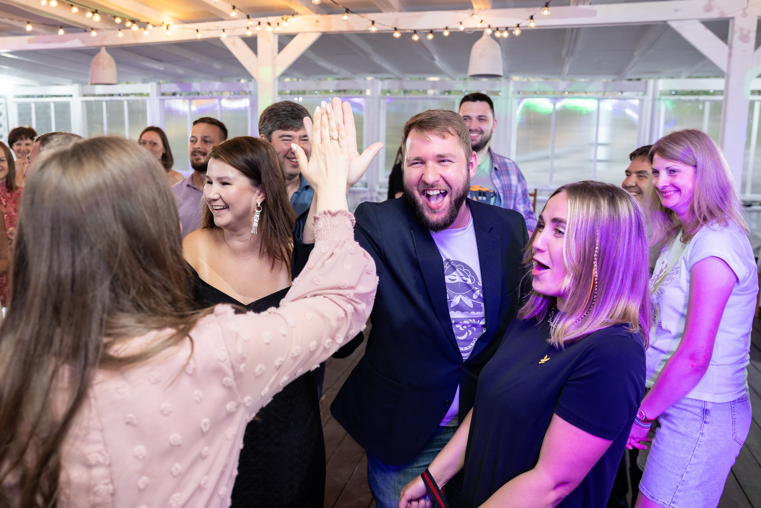 Тимбилдинг и корпоративный банкет загородом. Фотограф на корпоратив Спб / Москва