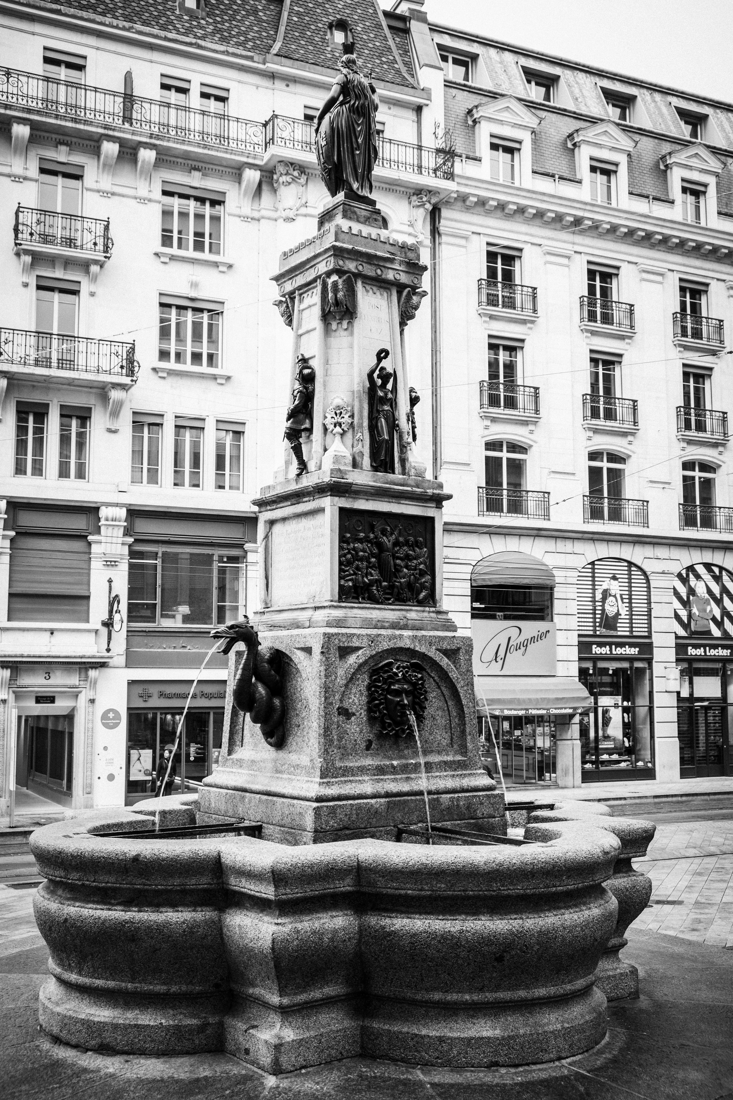 Женева. Фотограф Антон Швец — Монохромная реальность