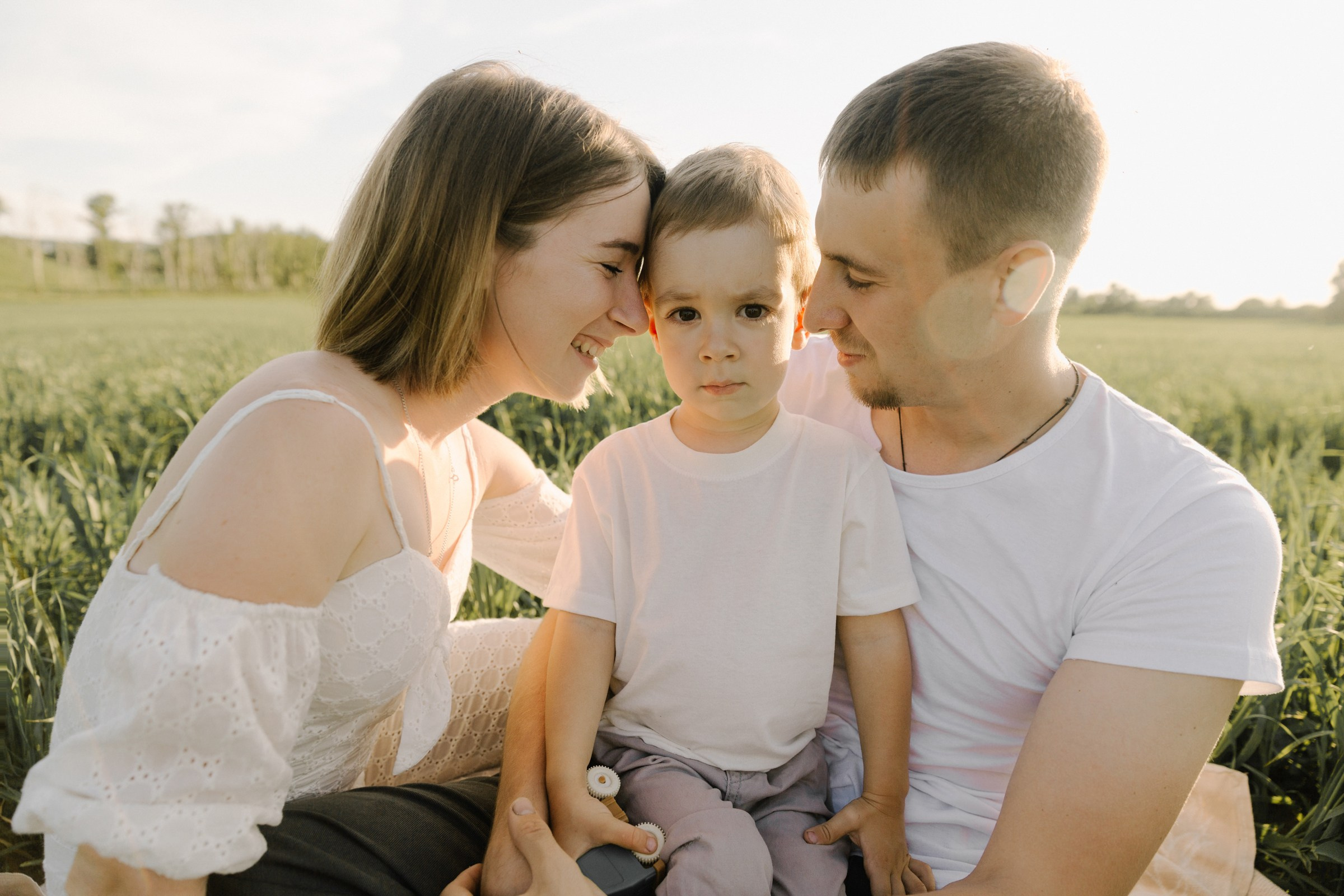 Виталя, Аня и Мирон. Фотограф Любовь Щербинина