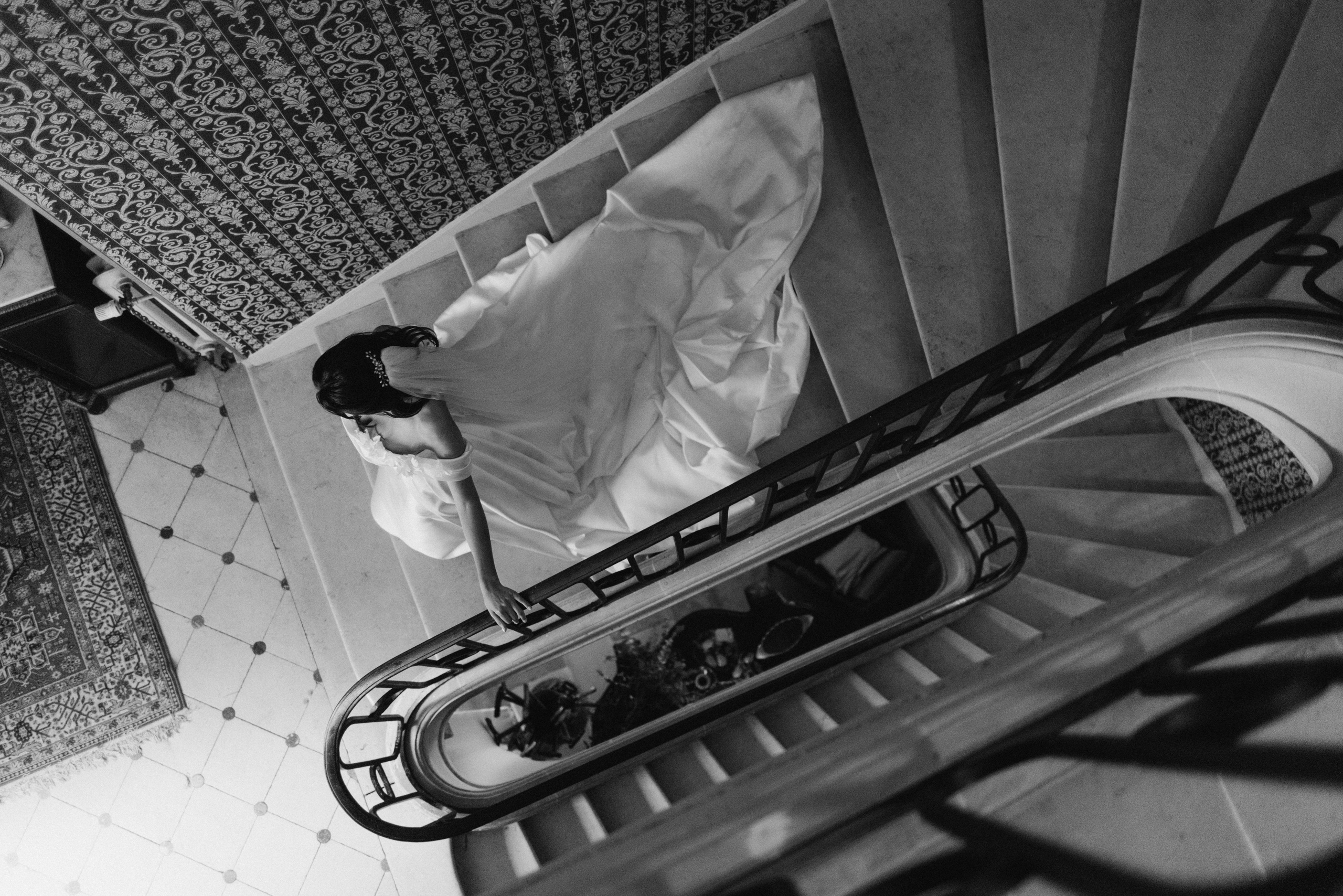 Pendant la pluie. Photographe à Paris