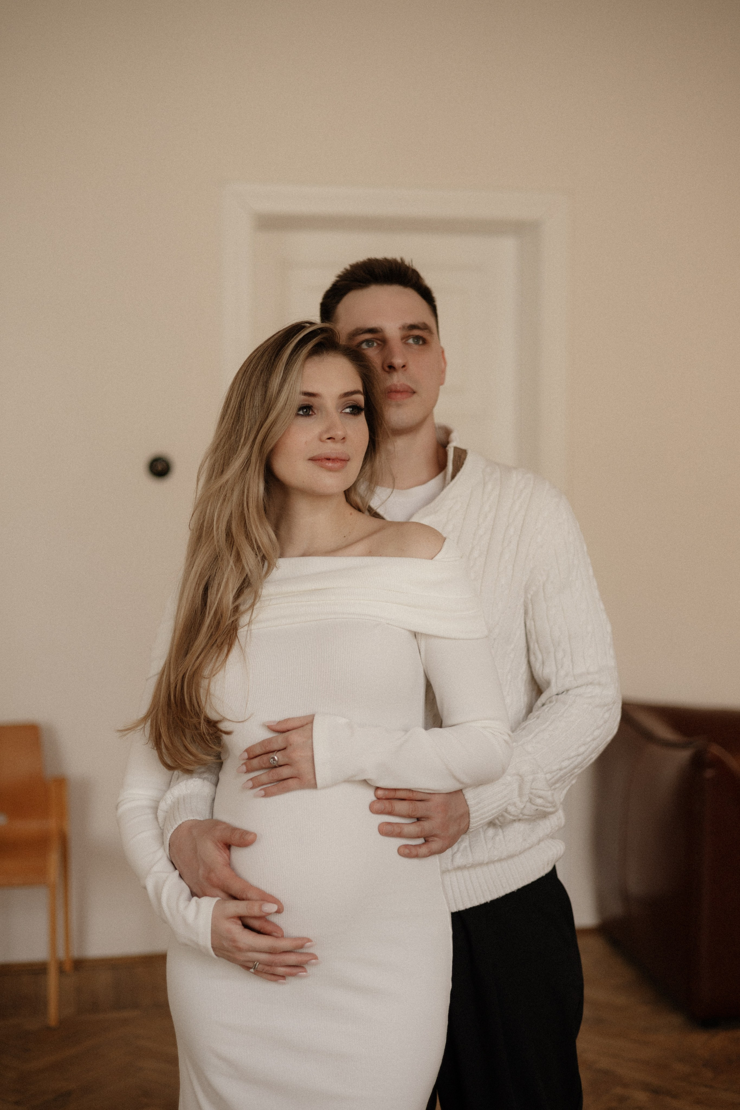 Беременная фотосессия в студии. Свадебный и портретный фотограф в Москве Анастасия Масюк