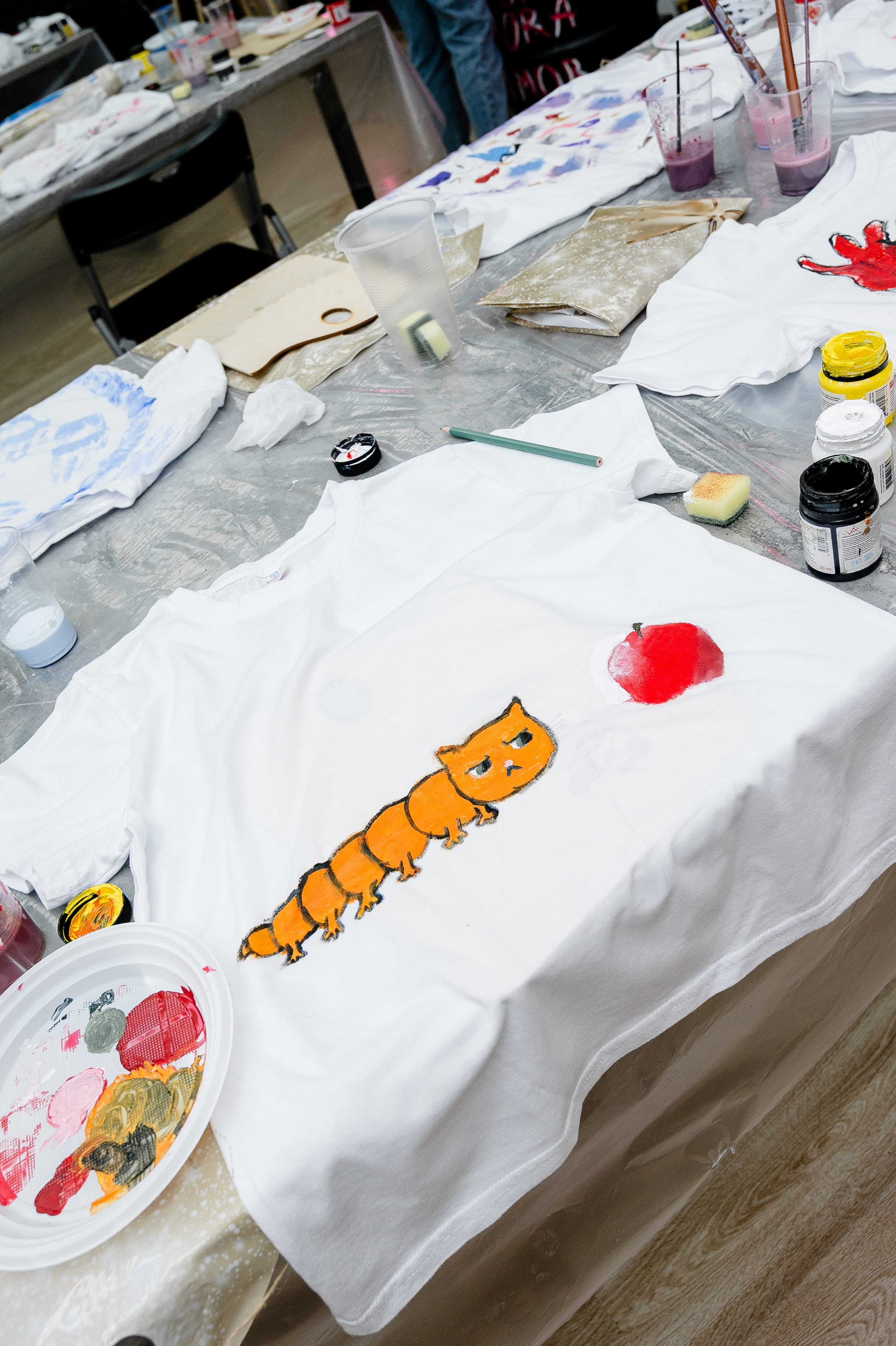 Детский День рождения. Мк роспись футболок. Alice_insomnia