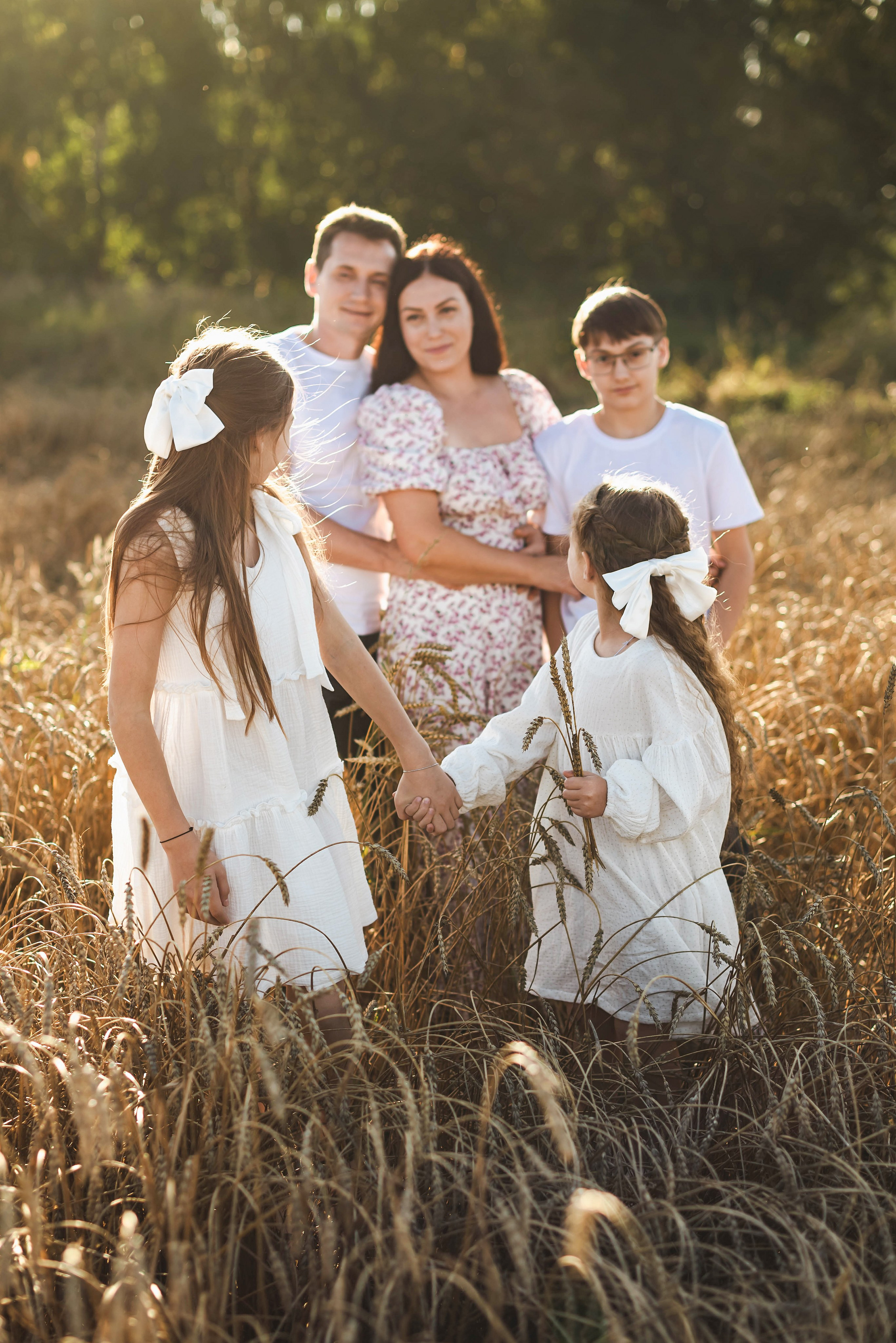Закат в августе в шубке лисы. Свадебный и семейный фотограф в Новосибирске, Санкт-Петербурге, Москве