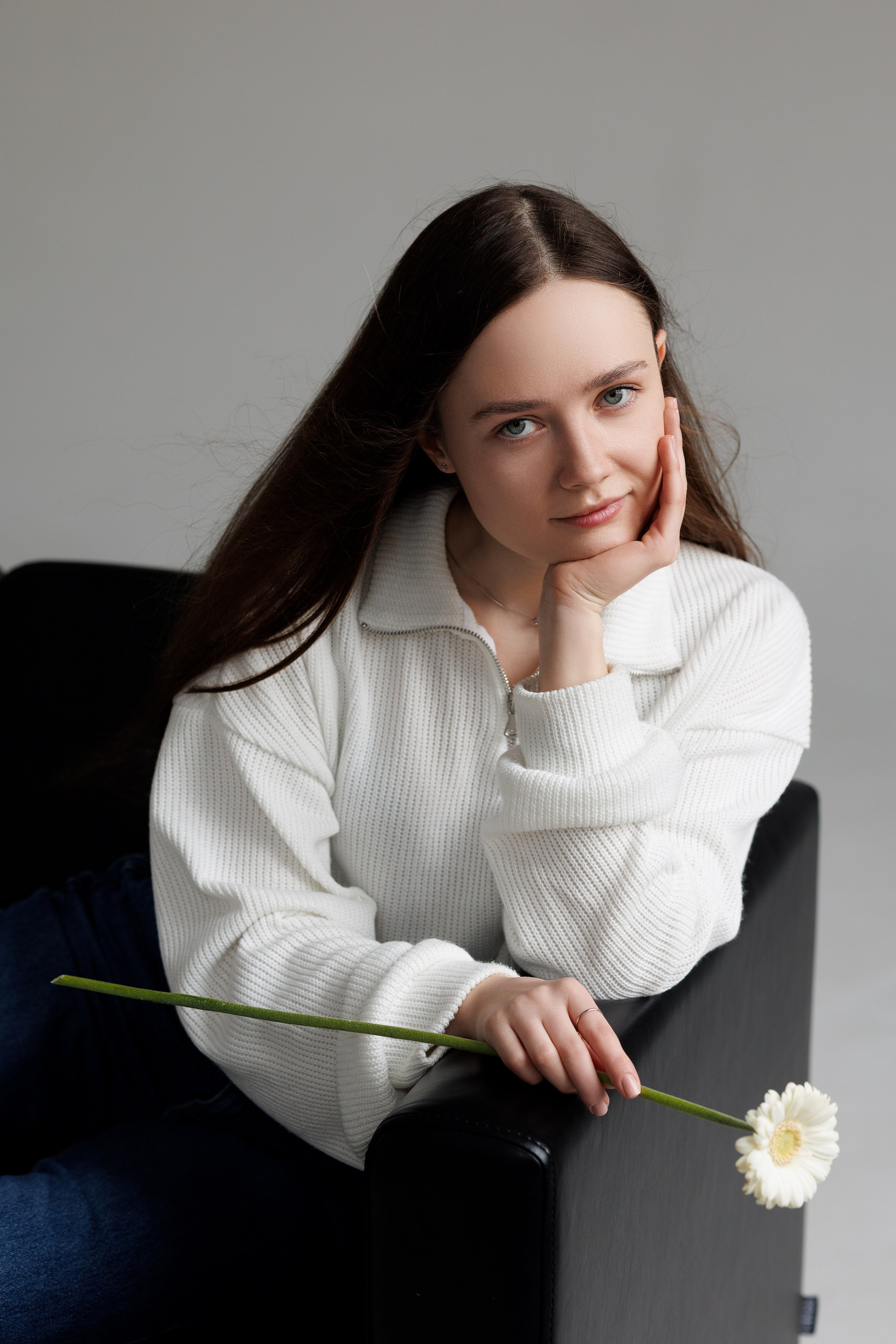 Женский портрет в студии. Фотограф Минск