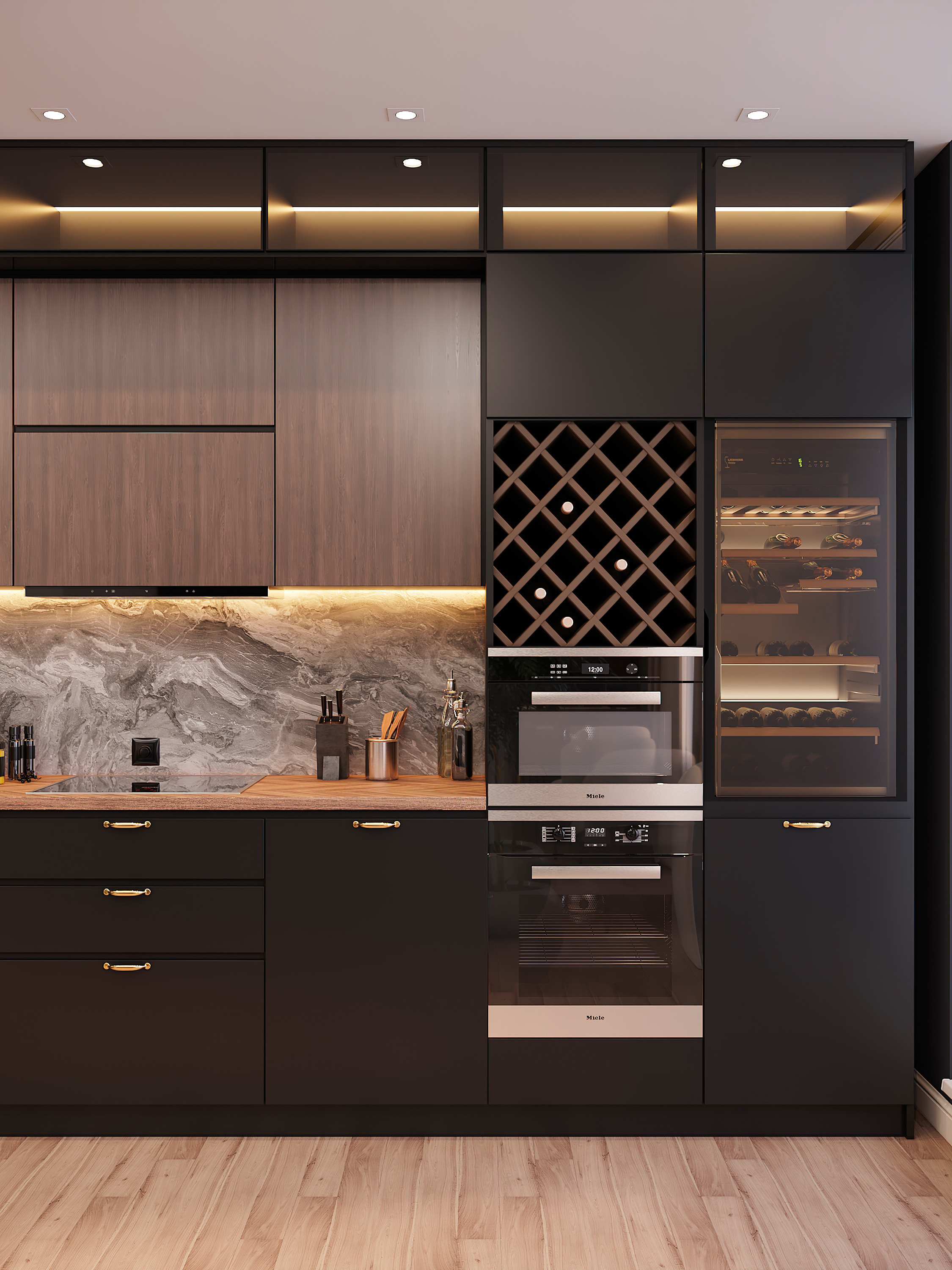 Просторная квартира 100 м² с кальянной зоной и темной спальней-кабинетом. Батракова Наталья дизайнер интерьеров Санкт-Петербург Москва Архангель