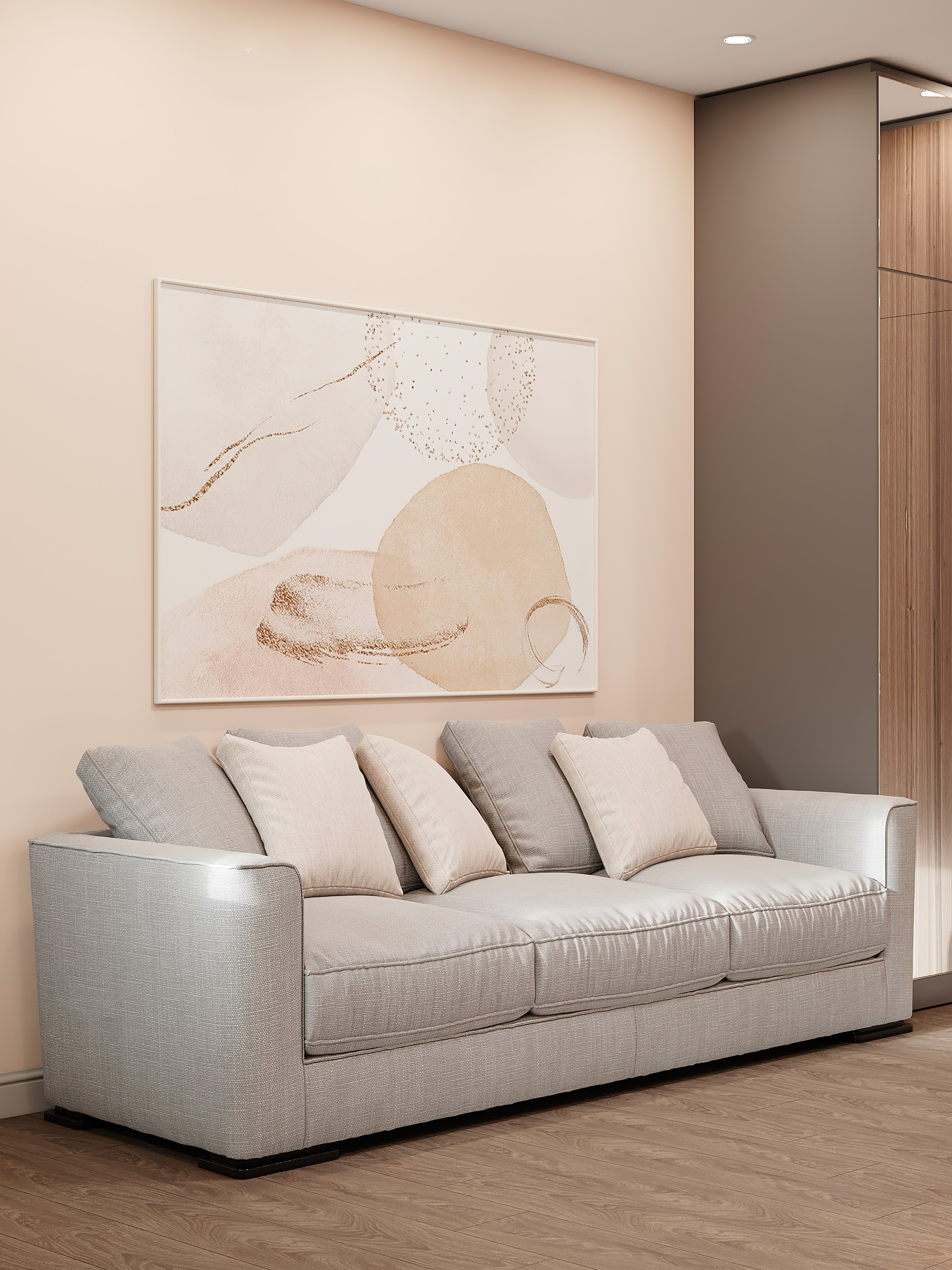 Просторная квартира 100 м² с кальянной зоной и темной спальней-кабинетом. Батракова Наталья дизайнер интерьеров Санкт-Петербург Москва Архангель