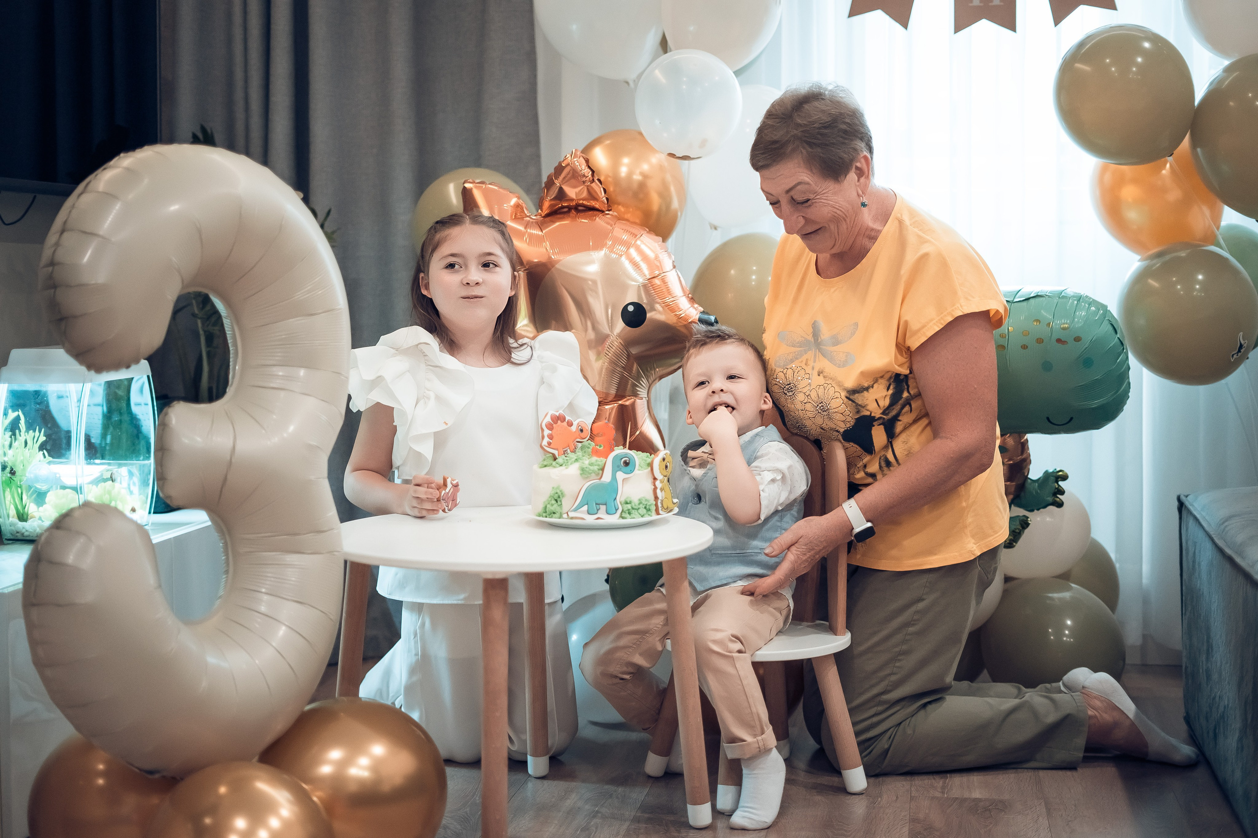 Дэвиду 3 годика