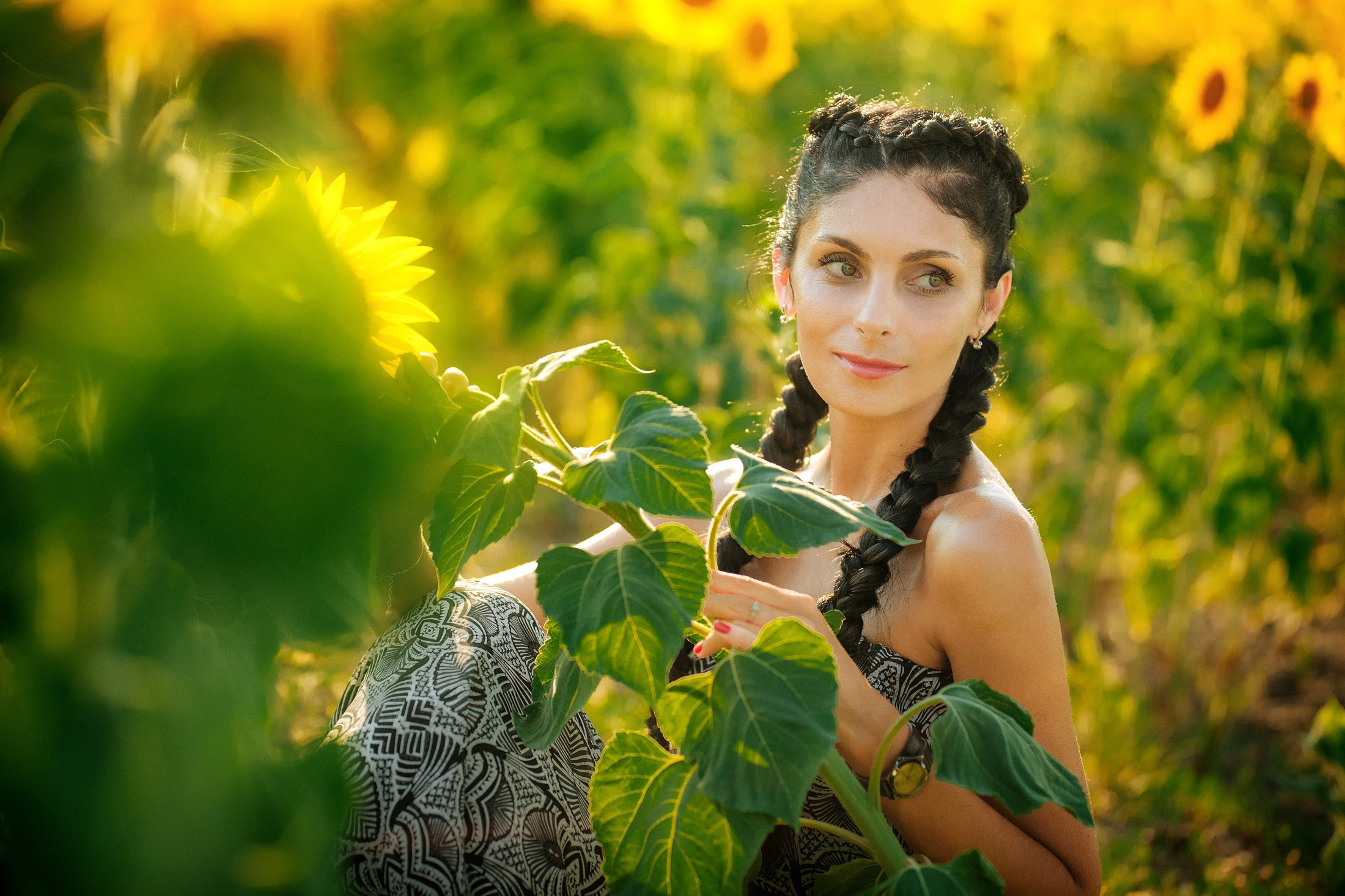 Подсолнухи!. Семейный, детский, свадебный, фотограф в городе Анапа