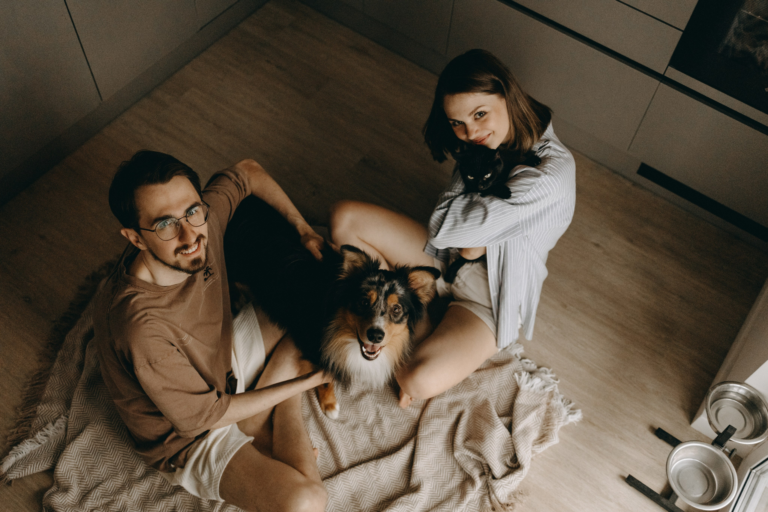 Настя, Никита и их Гром и Мяу. Фотограф — Анималист | Санкт-Петербург