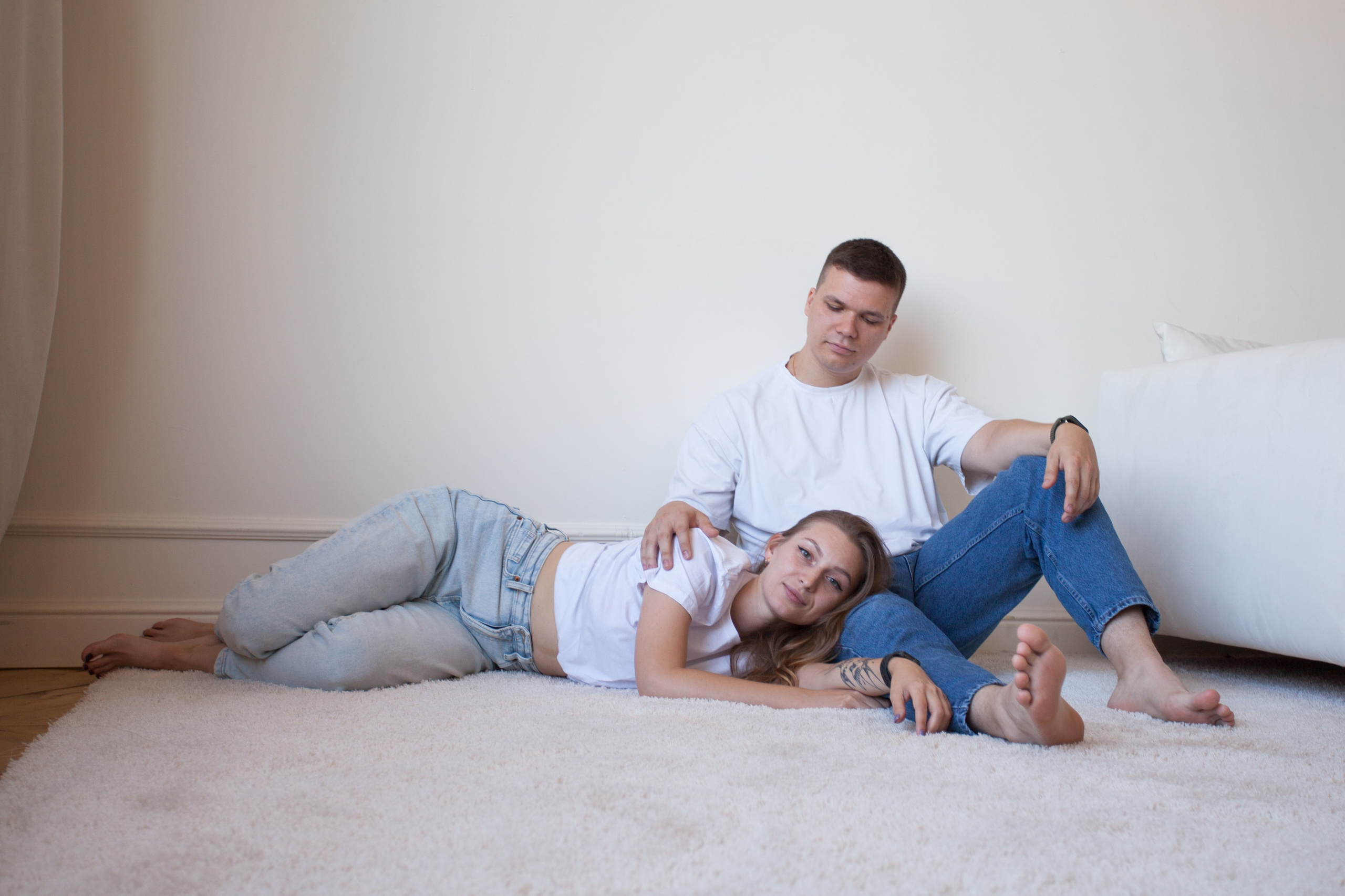 Женя и Кристина минимализм. Семейный и детский фотограф в Краснодаре Брусилова Марина