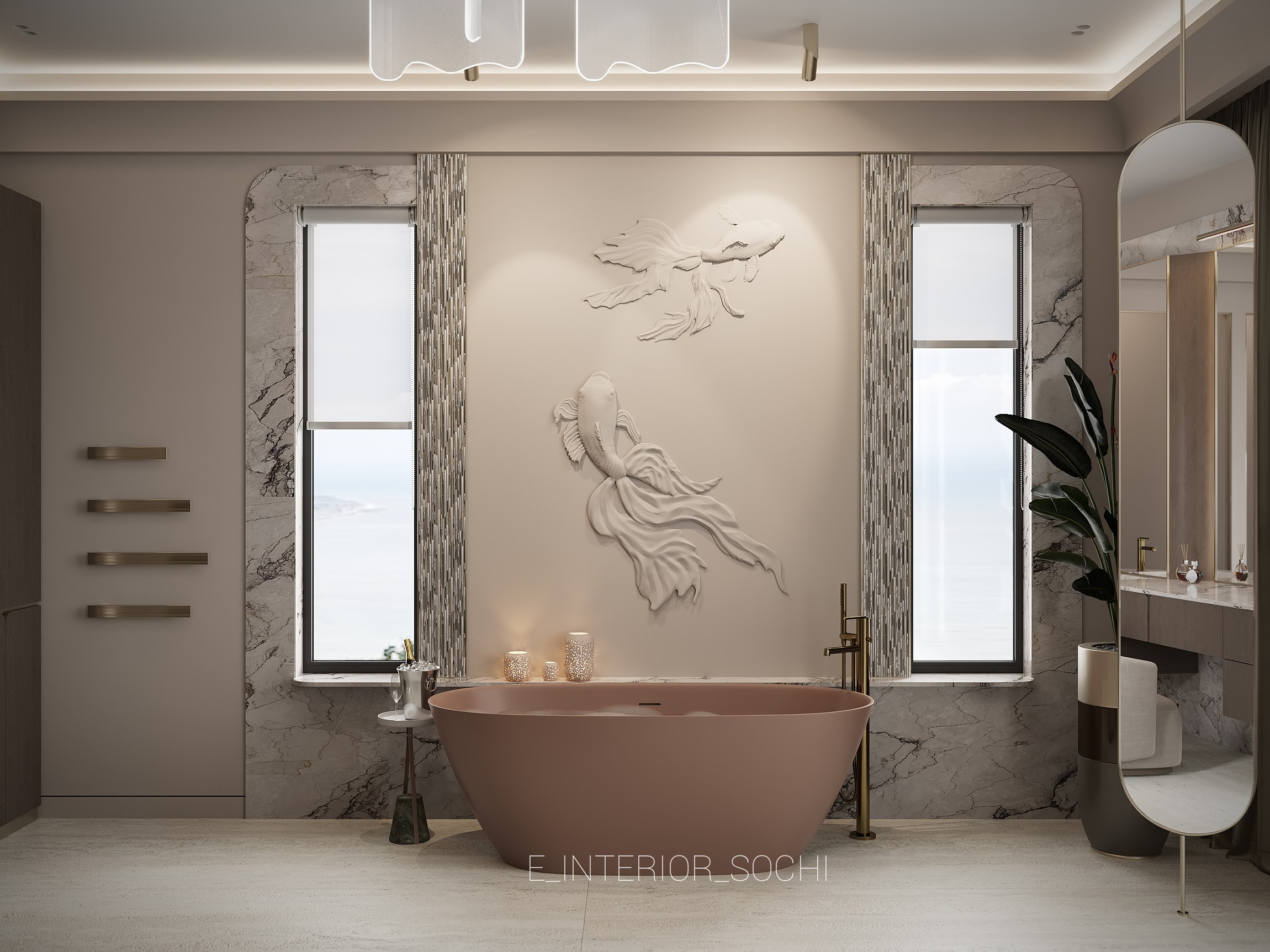 WINGSKY-STONEWOOD. Дизайн интерьера Евгения Тисленко