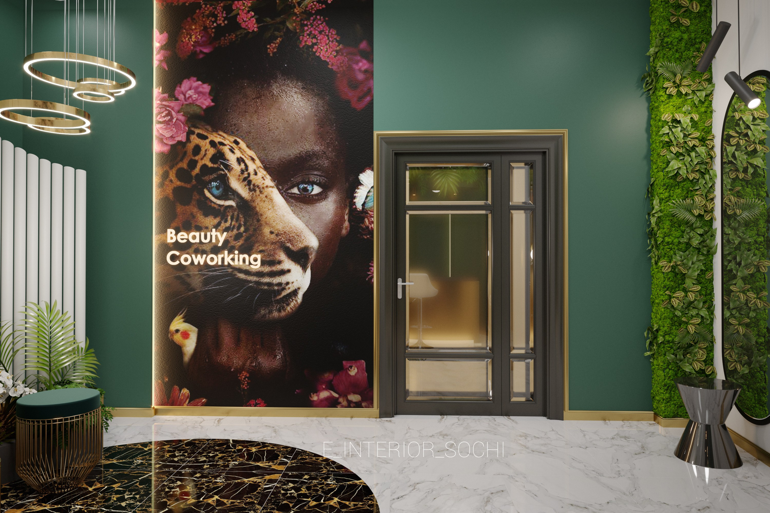 BEAUTY_KOVORK_AMAZON. Дизайн интерьера Евгения Тисленко