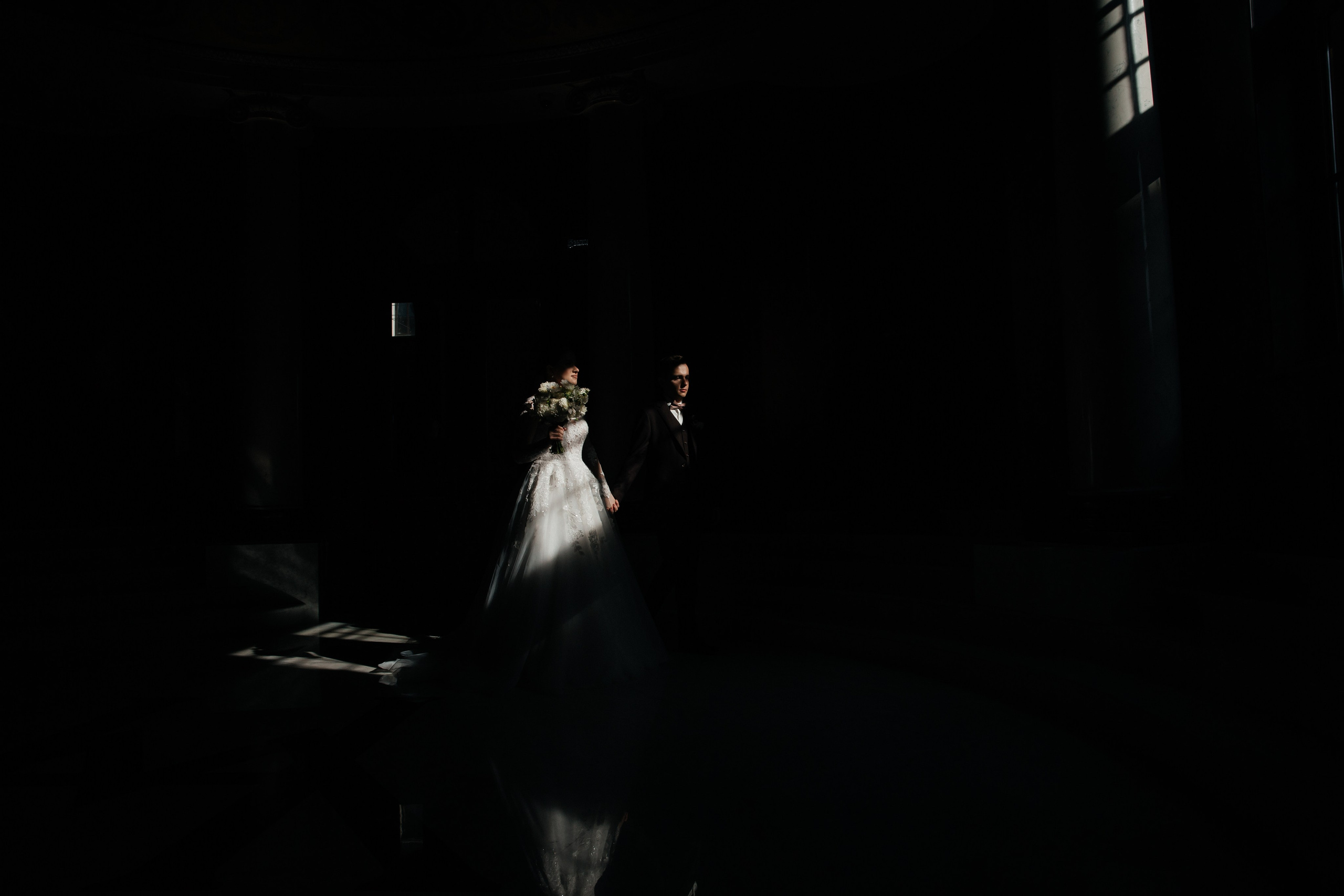 Wedding «Magic of the dark». Свадебные фотограф и видеограф Наталья и Анатолий Новиковы СПб