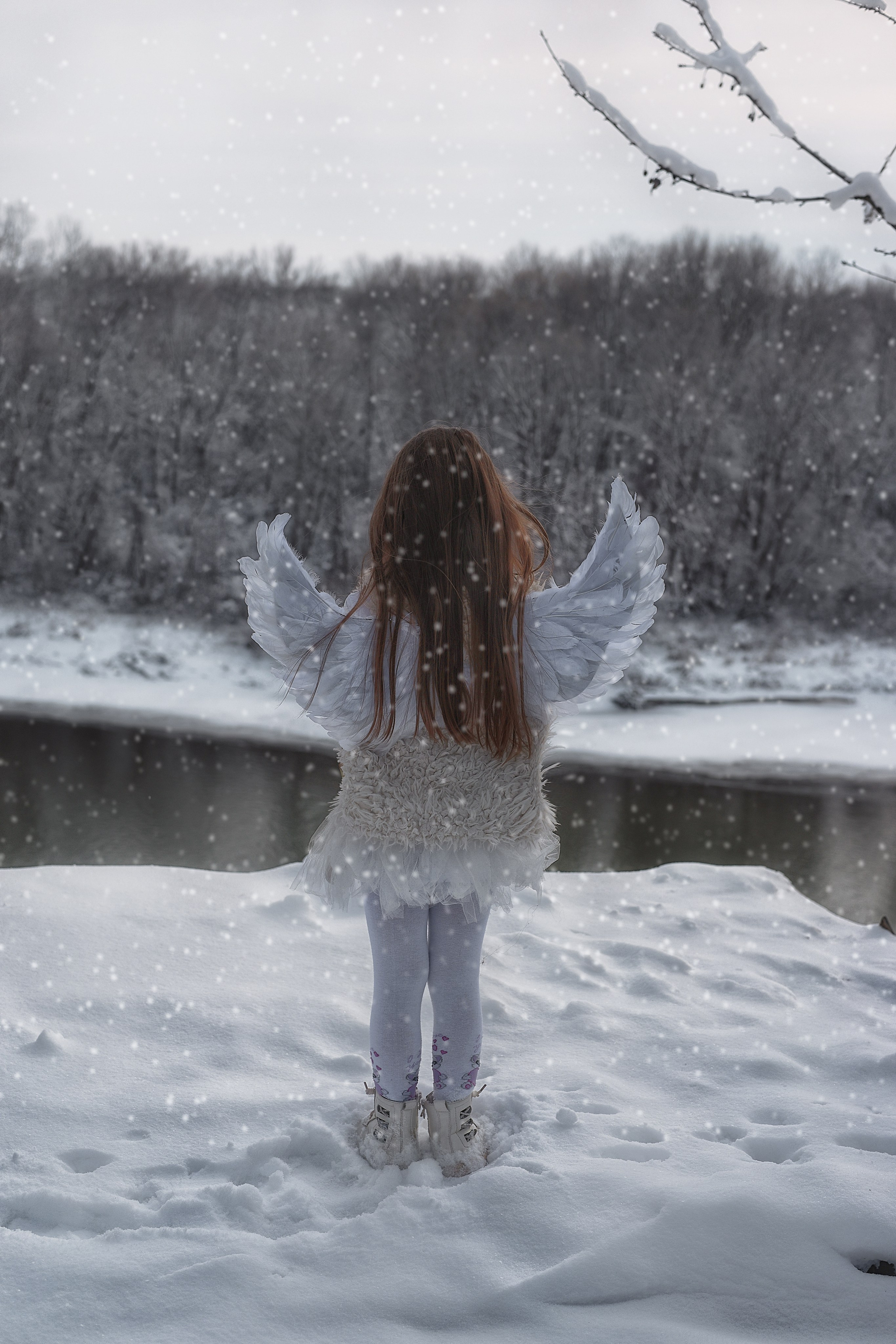 Дети зимой. Семейный детский фотограф Краснодарский край Оксана Колос
